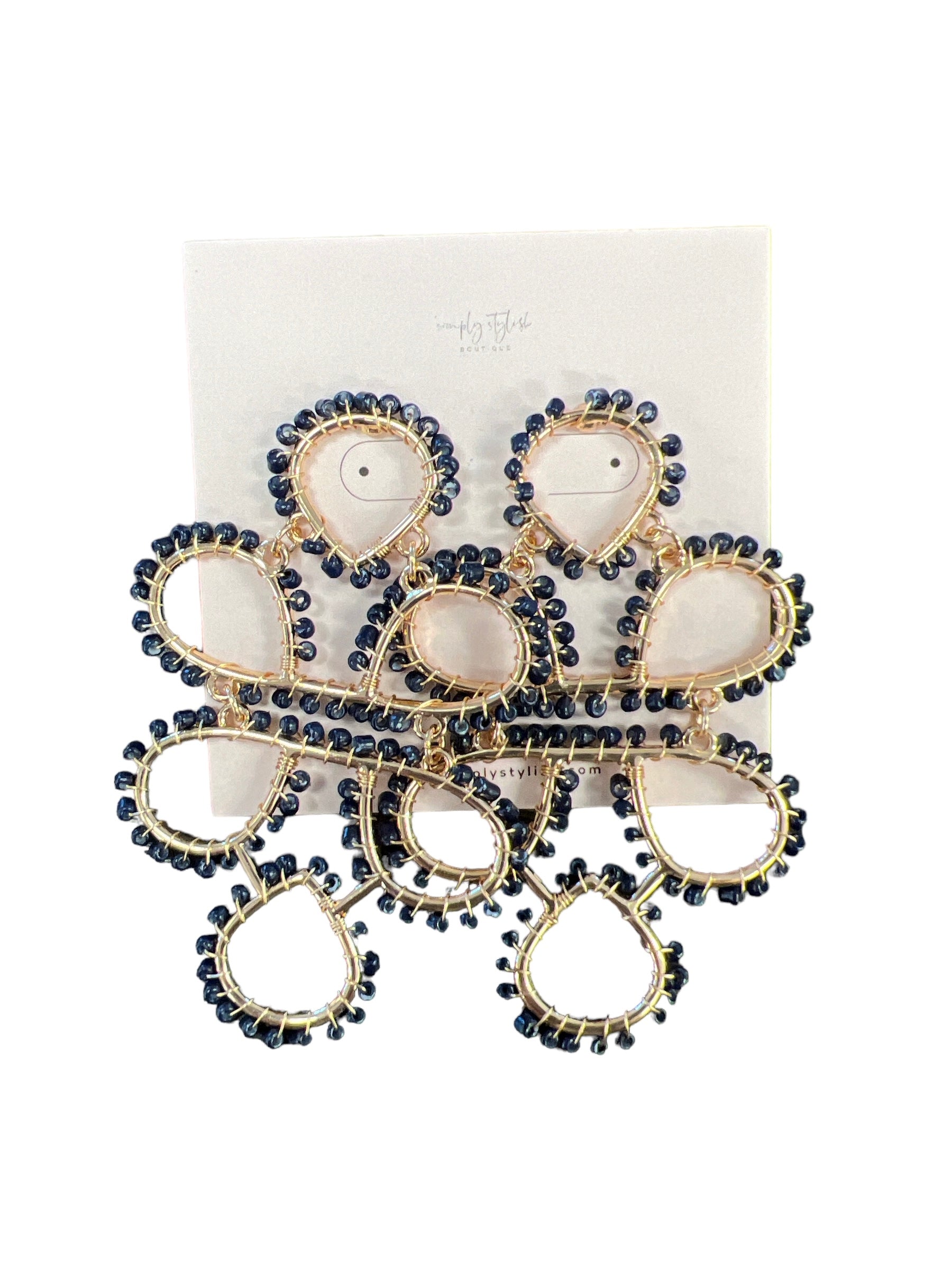 Infinity Knot Seed Bead Earrings-410 Jewelry-Simply Stylish Boutique-Simply Stylish Boutique | Women’s & Kid’s Fashion | Paducah, KY