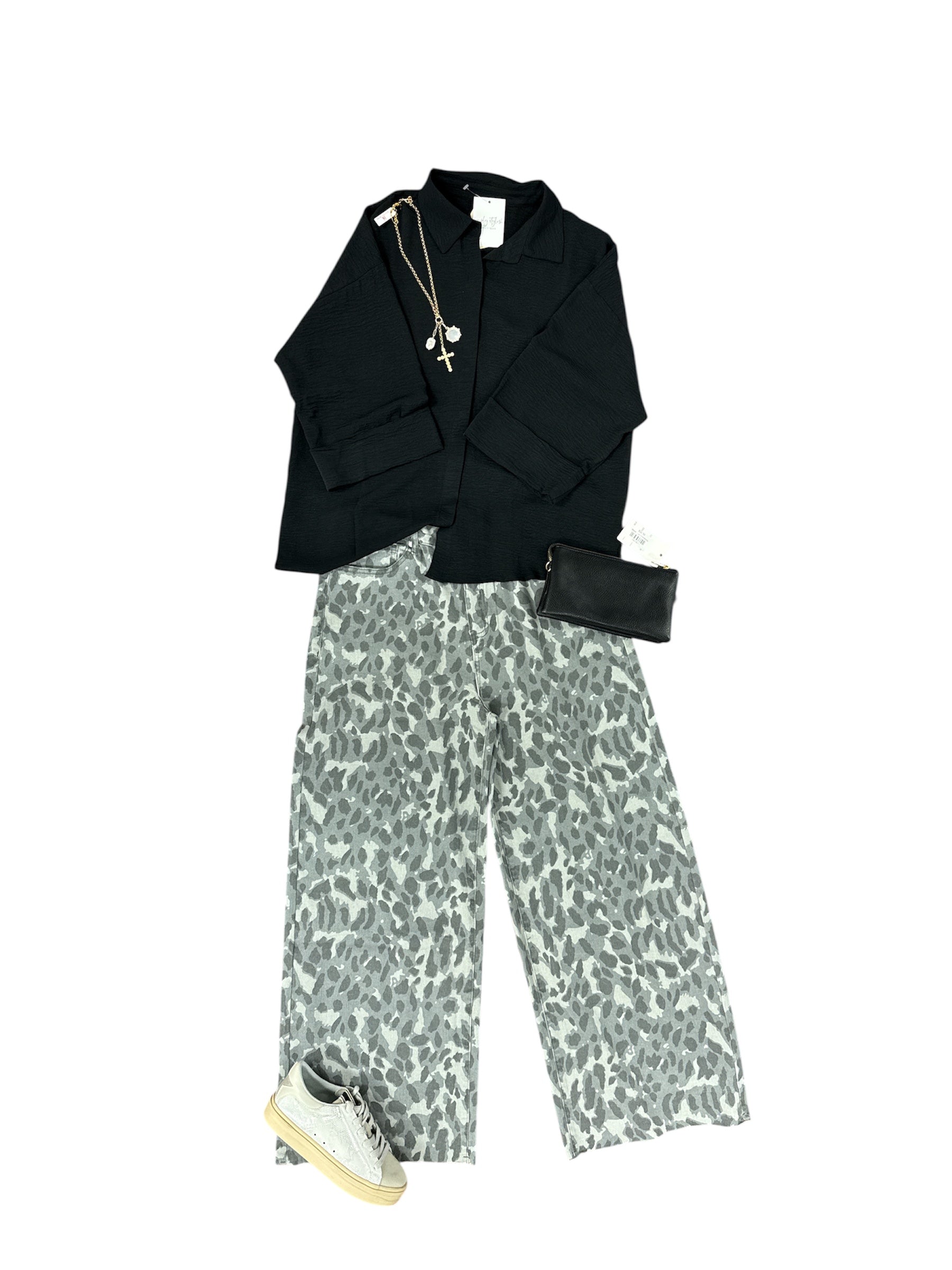 Midnight Textured Top-130 Dressy Tops & Blouses-Simply Stylish Boutique-Simply Stylish Boutique | Women’s & Kid’s Fashion | Paducah, KY
