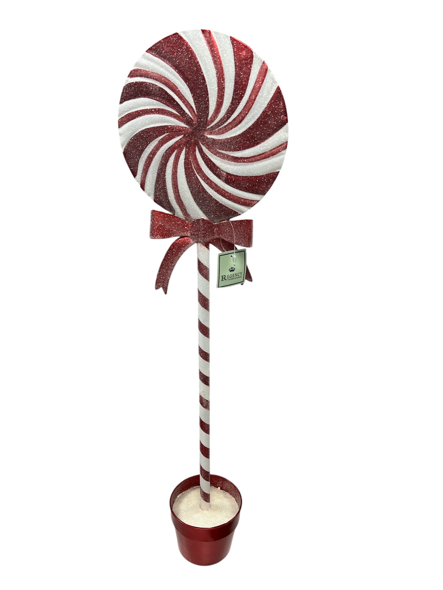 Metal Potted Lollipop-540 Holiday/Seasonal-regency international-Simply Stylish Boutique | Women’s & Kid’s Fashion | Paducah, KY