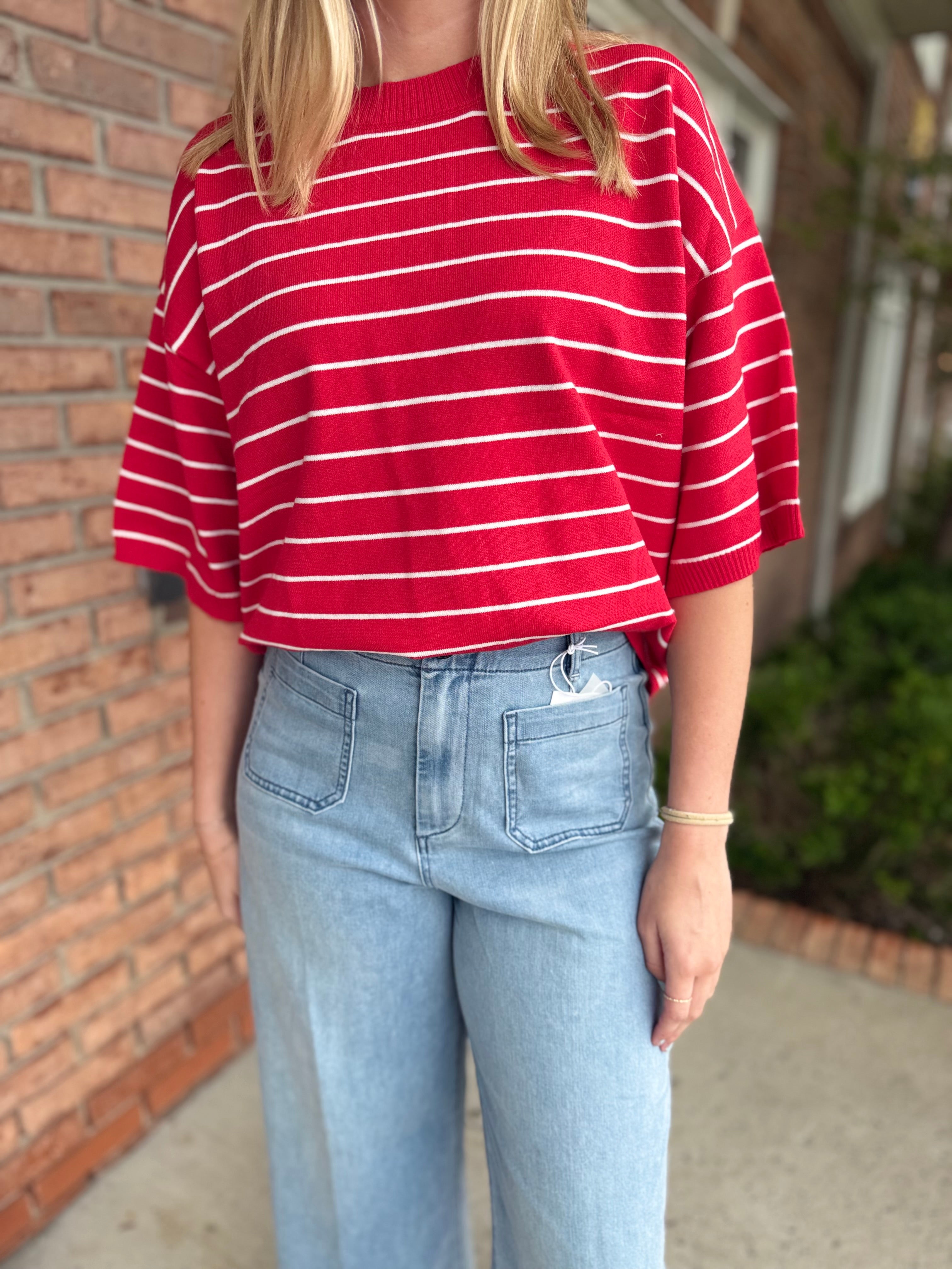 Easy Days Striped Top