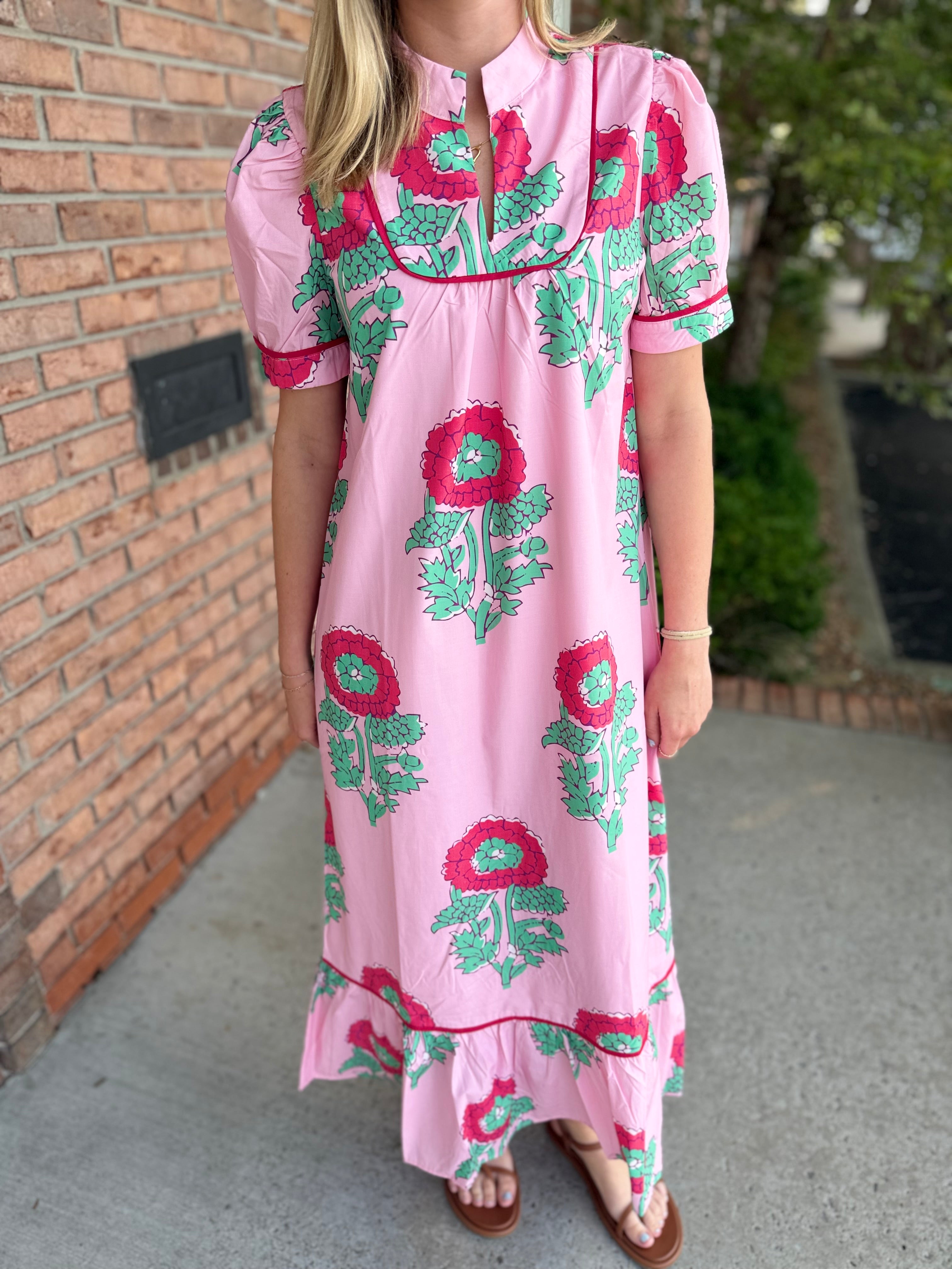 Willow Bloom Midi Dress