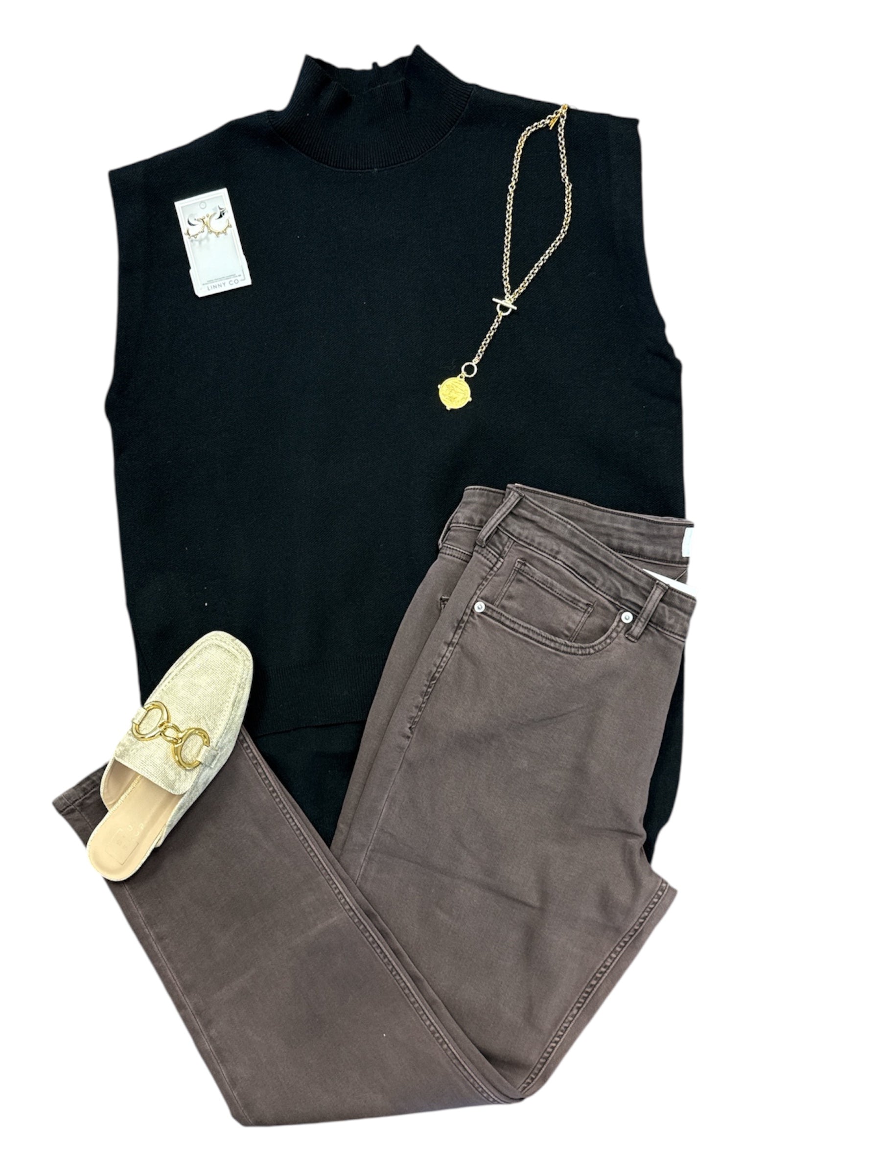 Blaire Straight Leg Jean - Mocha-210 Denim-Simply Stylish Boutique-Simply Stylish Boutique | Women’s & Kid’s Fashion | Paducah, KY