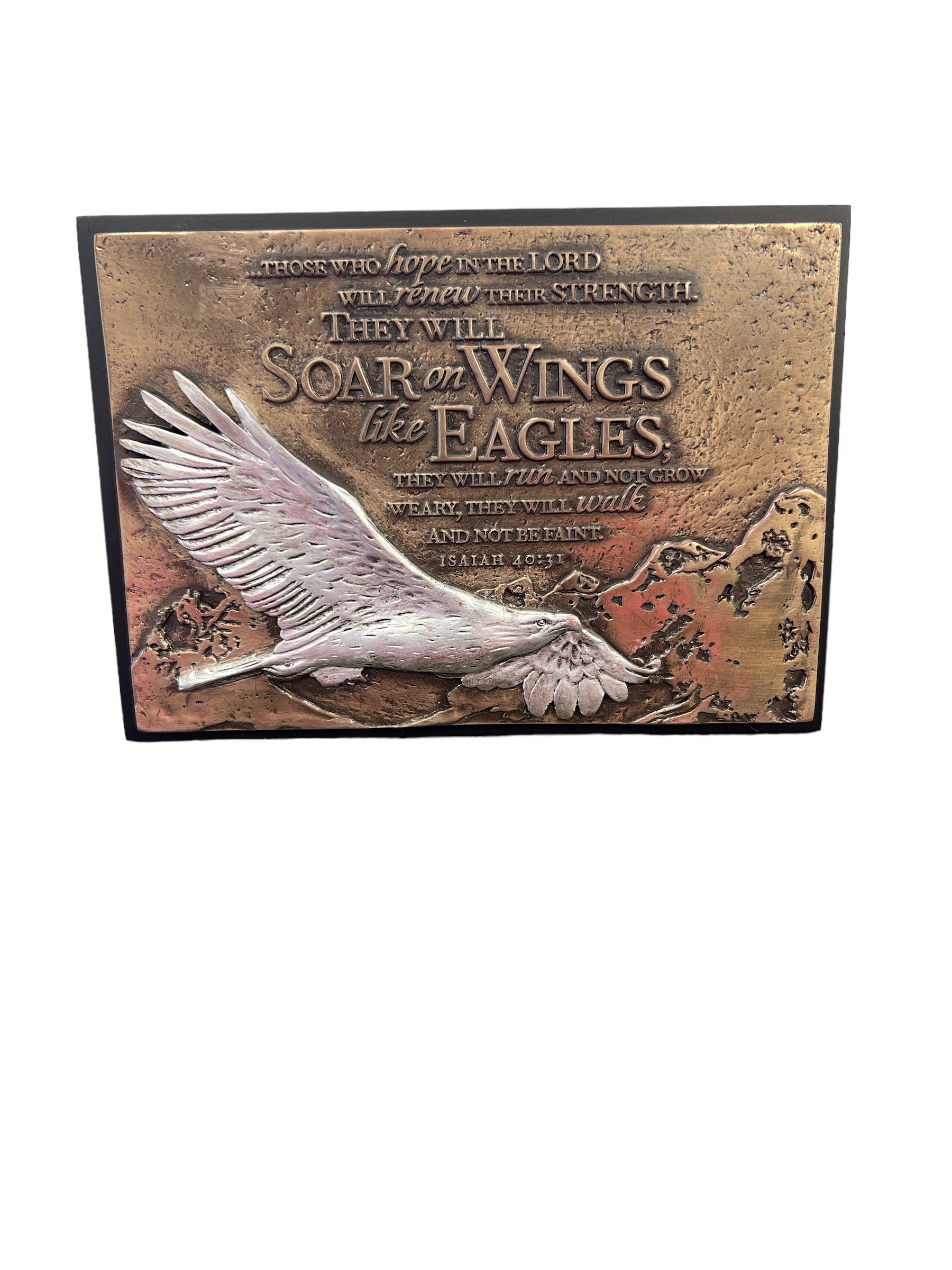 Faith Eagle Sculpture Plaque-510 General Gifts-Dicksons Cottage Garden-Simply Stylish Boutique | Women’s & Kid’s Fashion | Paducah, KY