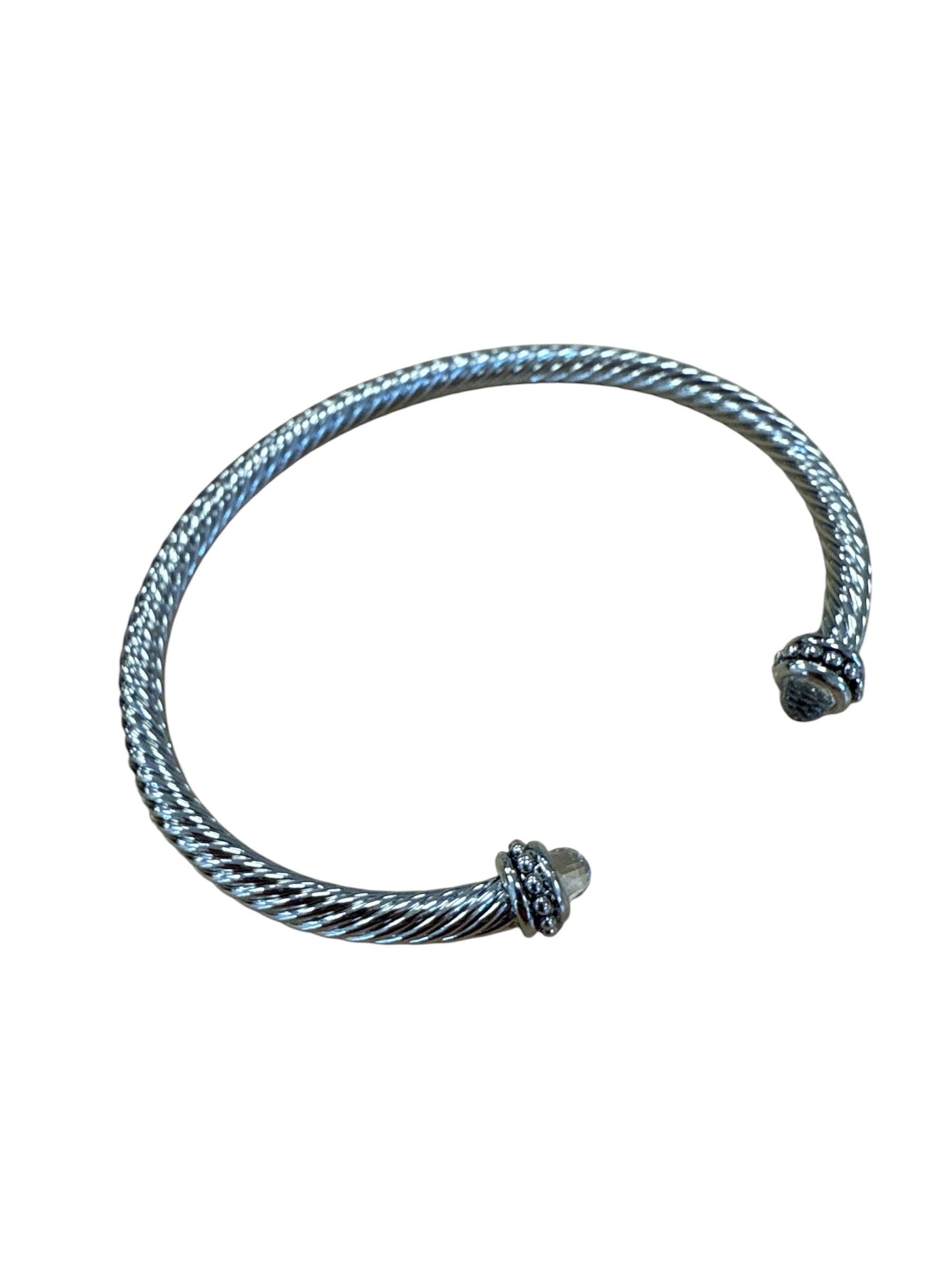 Silver Cable Cuff-410 Jewelry-Simply Stylish Boutique-Simply Stylish Boutique | Women’s & Kid’s Fashion | Paducah, KY