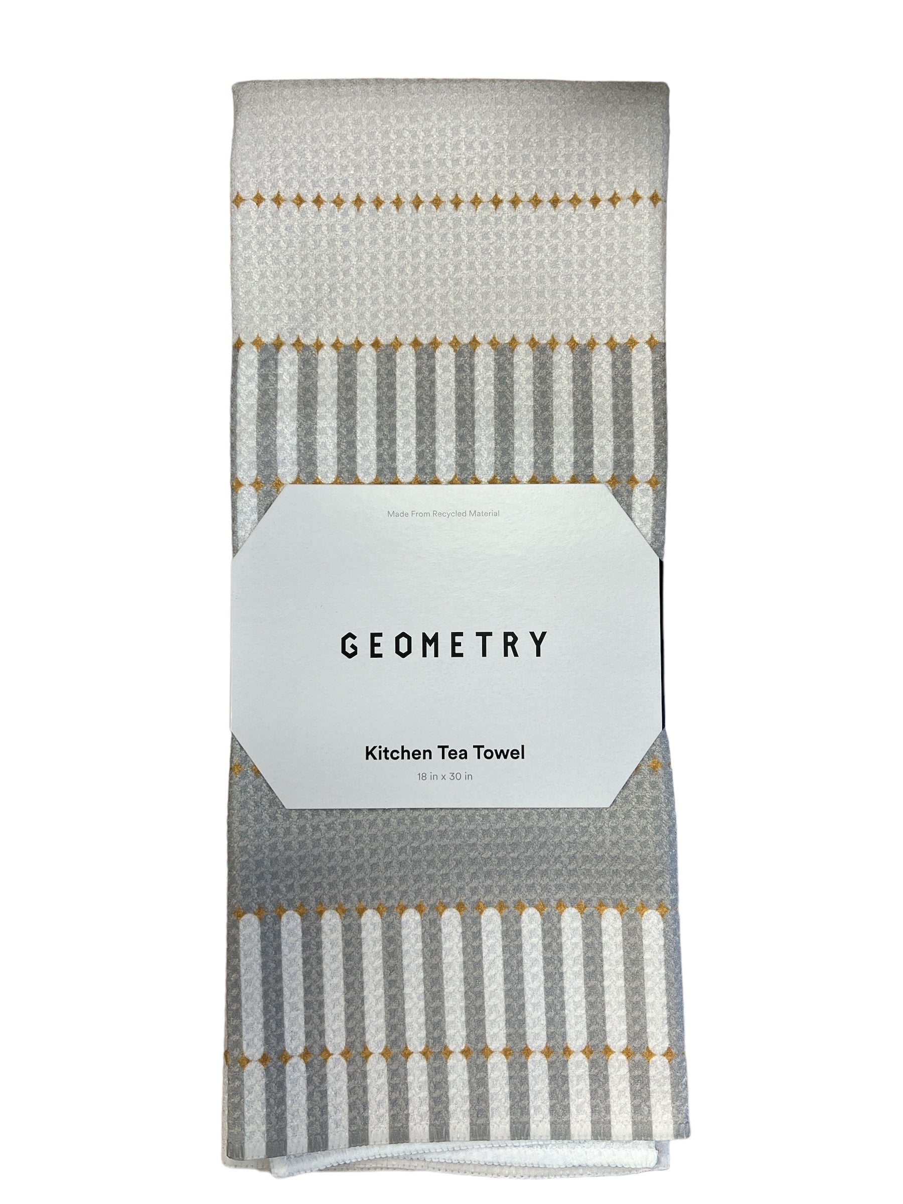 Gray Striped Tea Towel-510 General Gifts-Geometry-Simply Stylish Boutique | Women’s & Kid’s Fashion | Paducah, KY