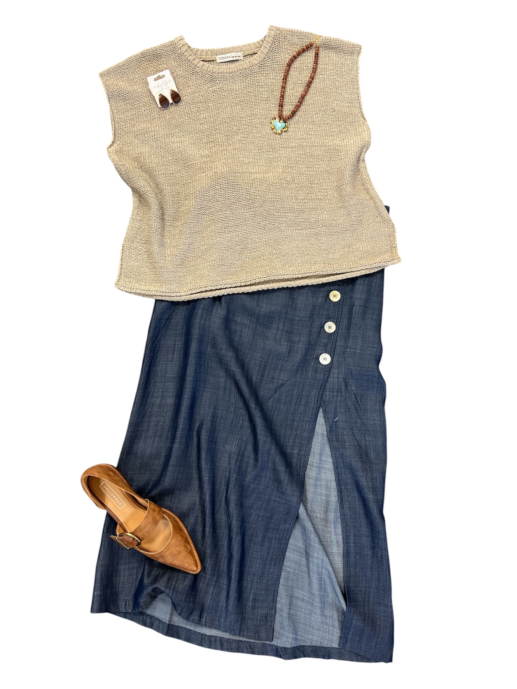 Simply Chic Sweater Vest-130 Dressy Tops & Blouses-Simply Stylish boutique-Simply Stylish Boutique | Women’s & Kid’s Fashion | Paducah, KY