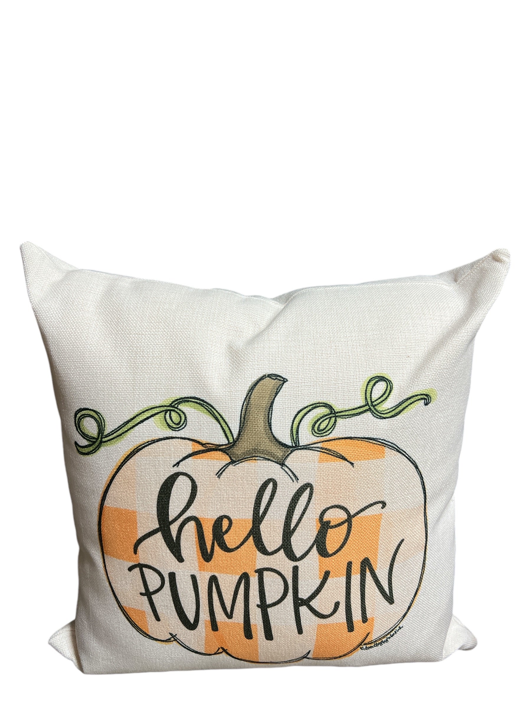 Hello Pumpkin-Pillow-540 Holiday/Seasonal-doodles by rebekah-Simply Stylish Boutique | Women’s & Kid’s Fashion | Paducah, KY