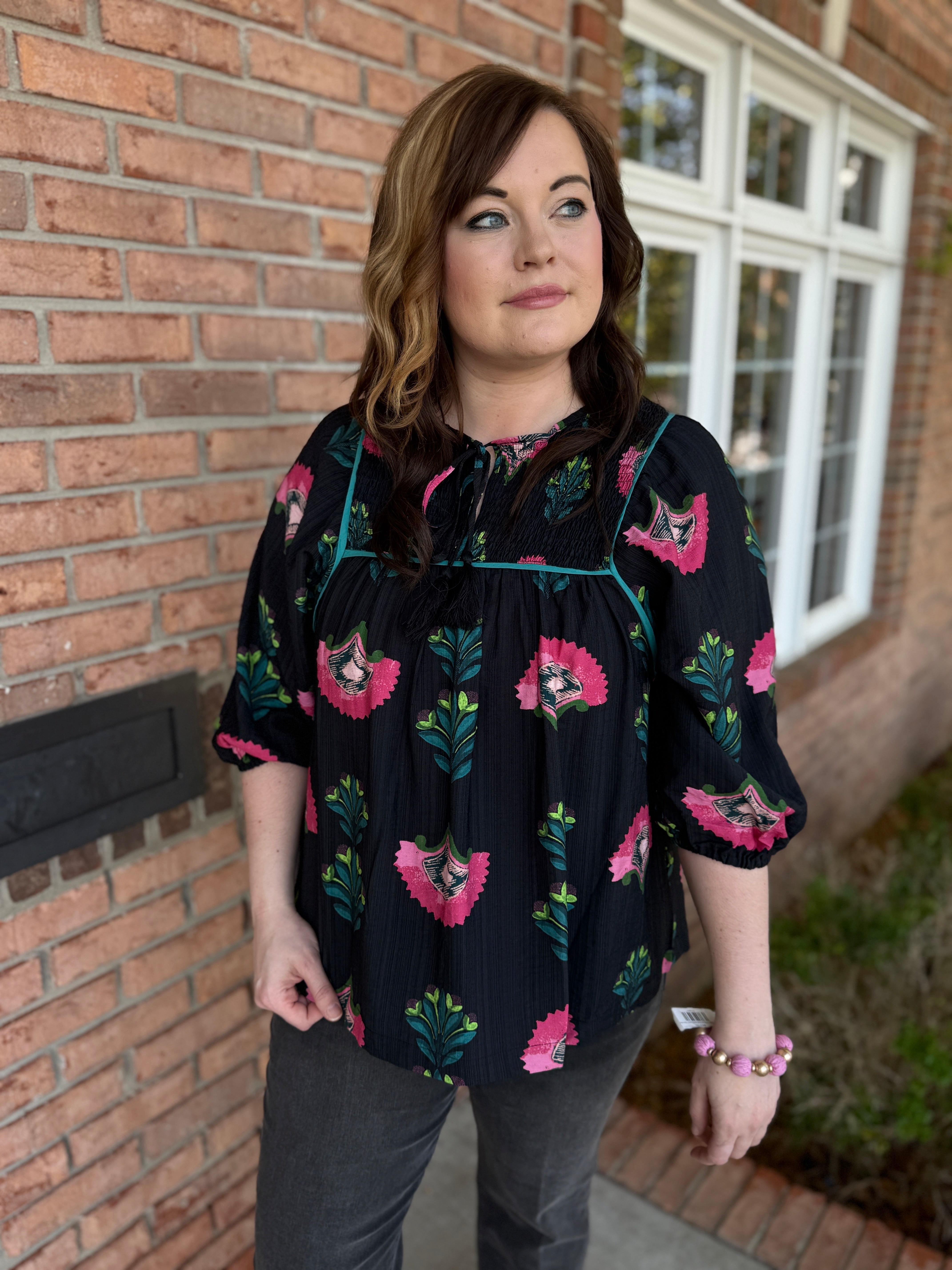 Wanderlust Tassel Top-130 Dressy Tops & Blouses-Simply Stylish Boutique-Simply Stylish Boutique | Women’s & Kid’s Fashion | Paducah, KY
