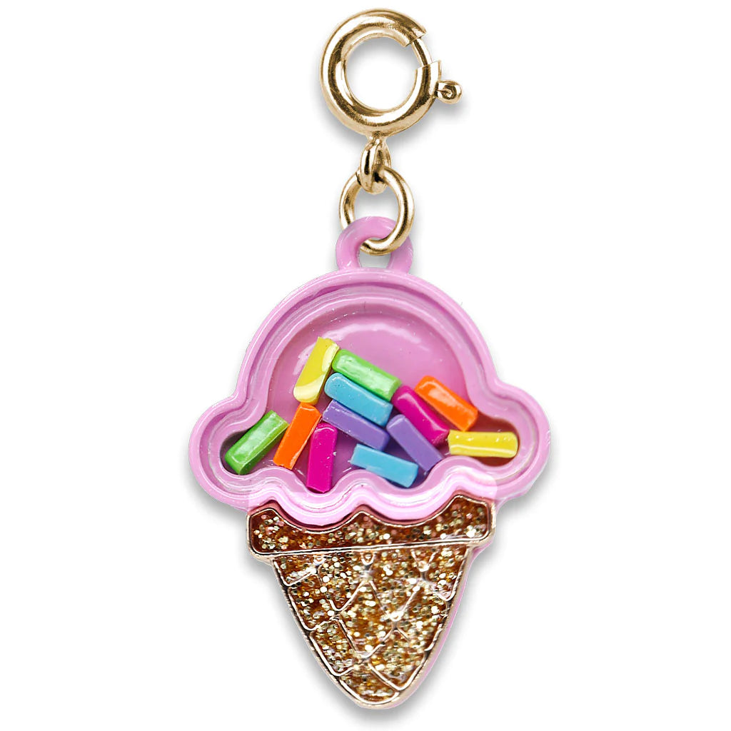 Ice Cream Cone Shaker Charm-520 Baby & Kids Gifts-Simply Stylish Boutique-Simply Stylish Boutique | Women’s & Kid’s Fashion | Paducah, KY