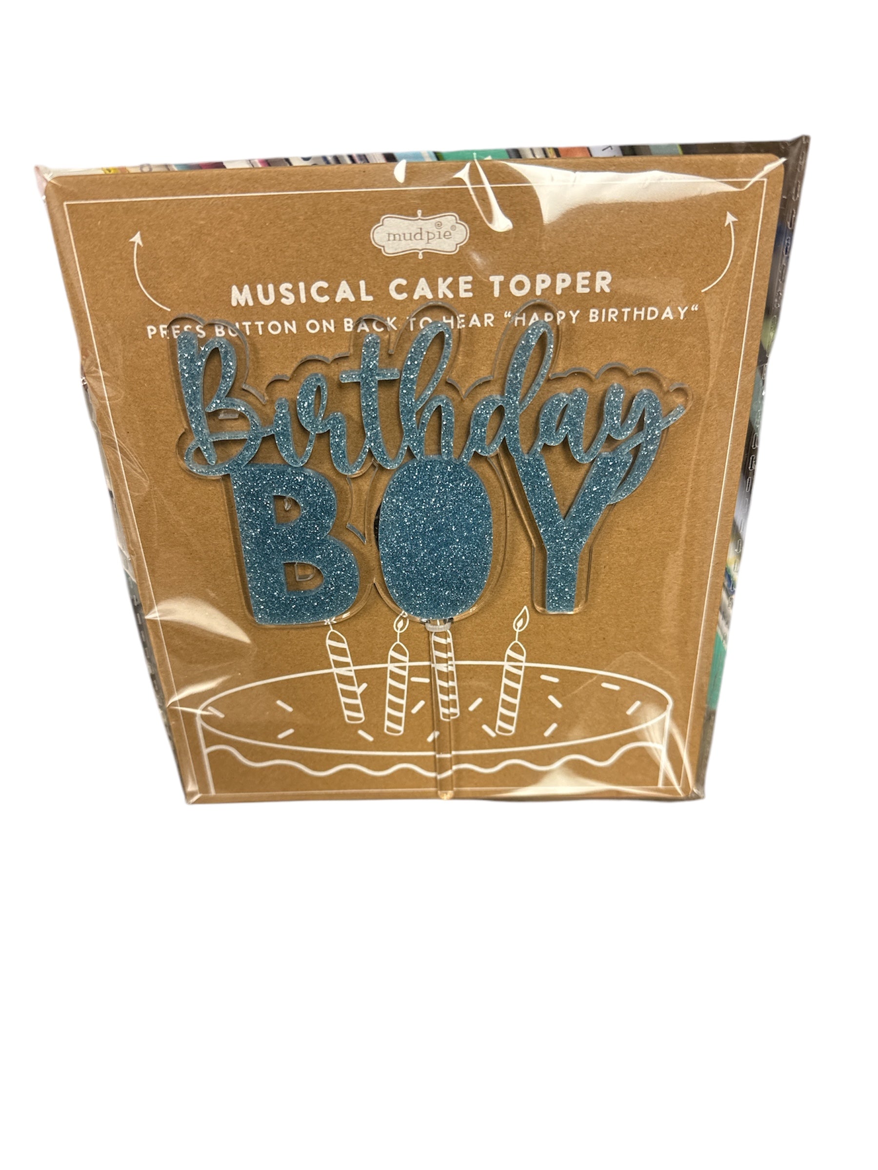 Musical Cake Topper-520 Baby & Kids Gifts-Simply Stylish Boutique-Simply Stylish Boutique | Women’s & Kid’s Fashion | Paducah, KY