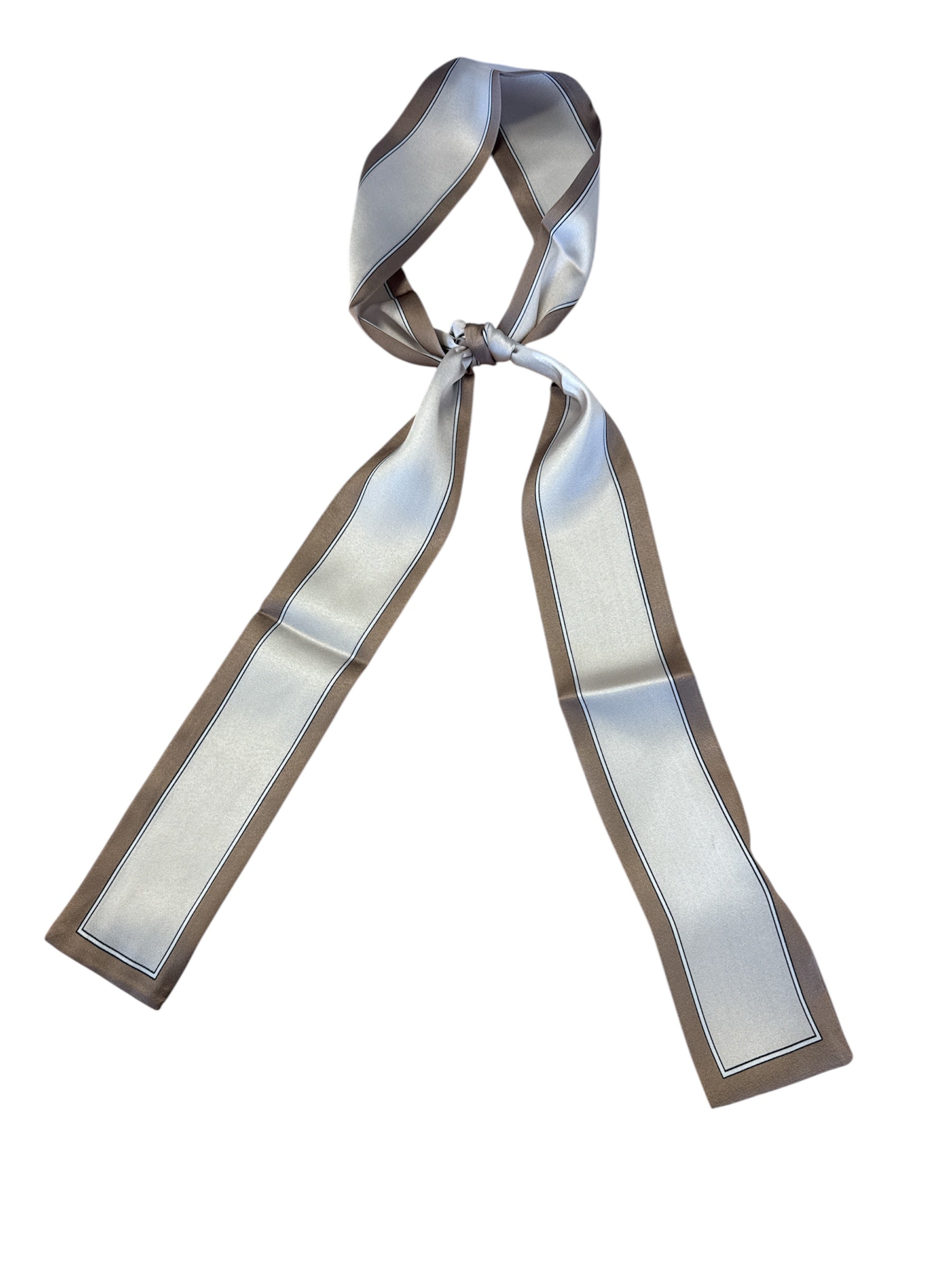 Line Border Twilly Scarf-430 Hats & Hair-Simply Stylish Boutique-Simply Stylish Boutique | Women’s & Kid’s Fashion | Paducah, KY