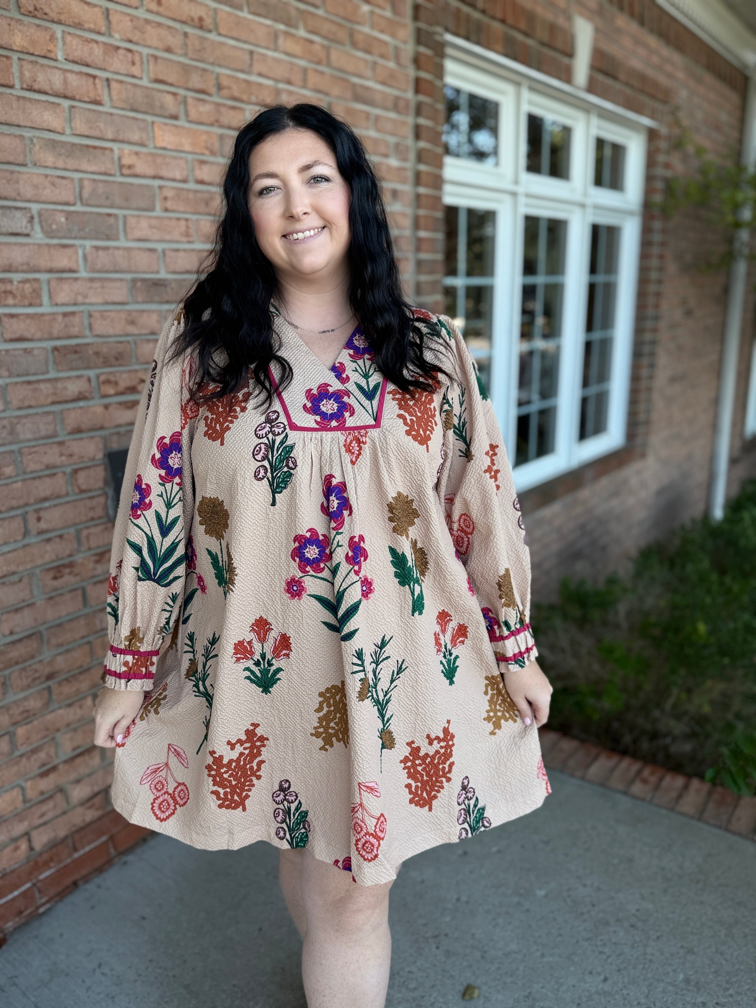 Garden Charm Dress-310 Dresses-Simply Stylish Boutique-Simply Stylish Boutique | Women’s & Kid’s Fashion | Paducah, KY