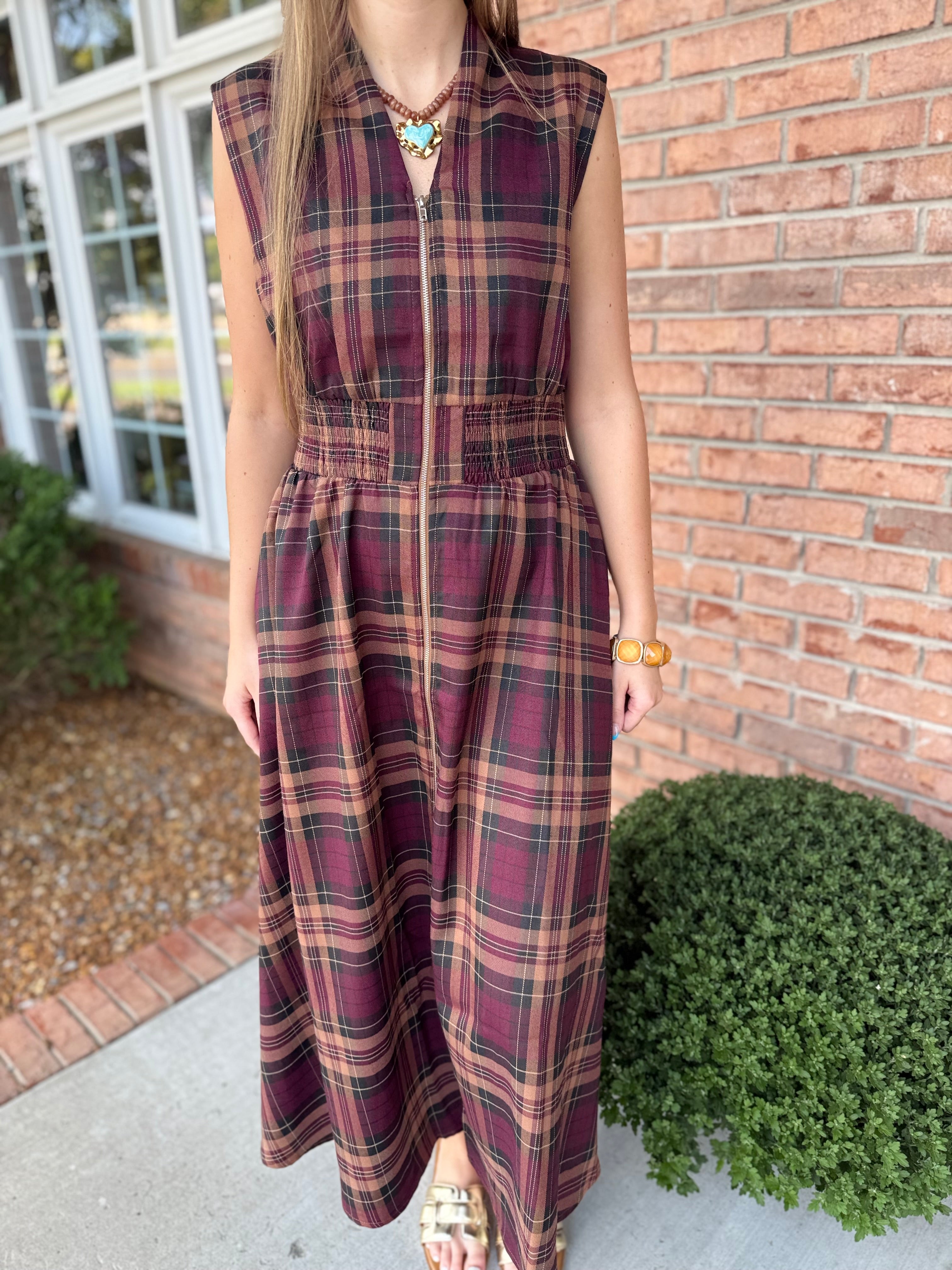 Harper Plaid Dress
