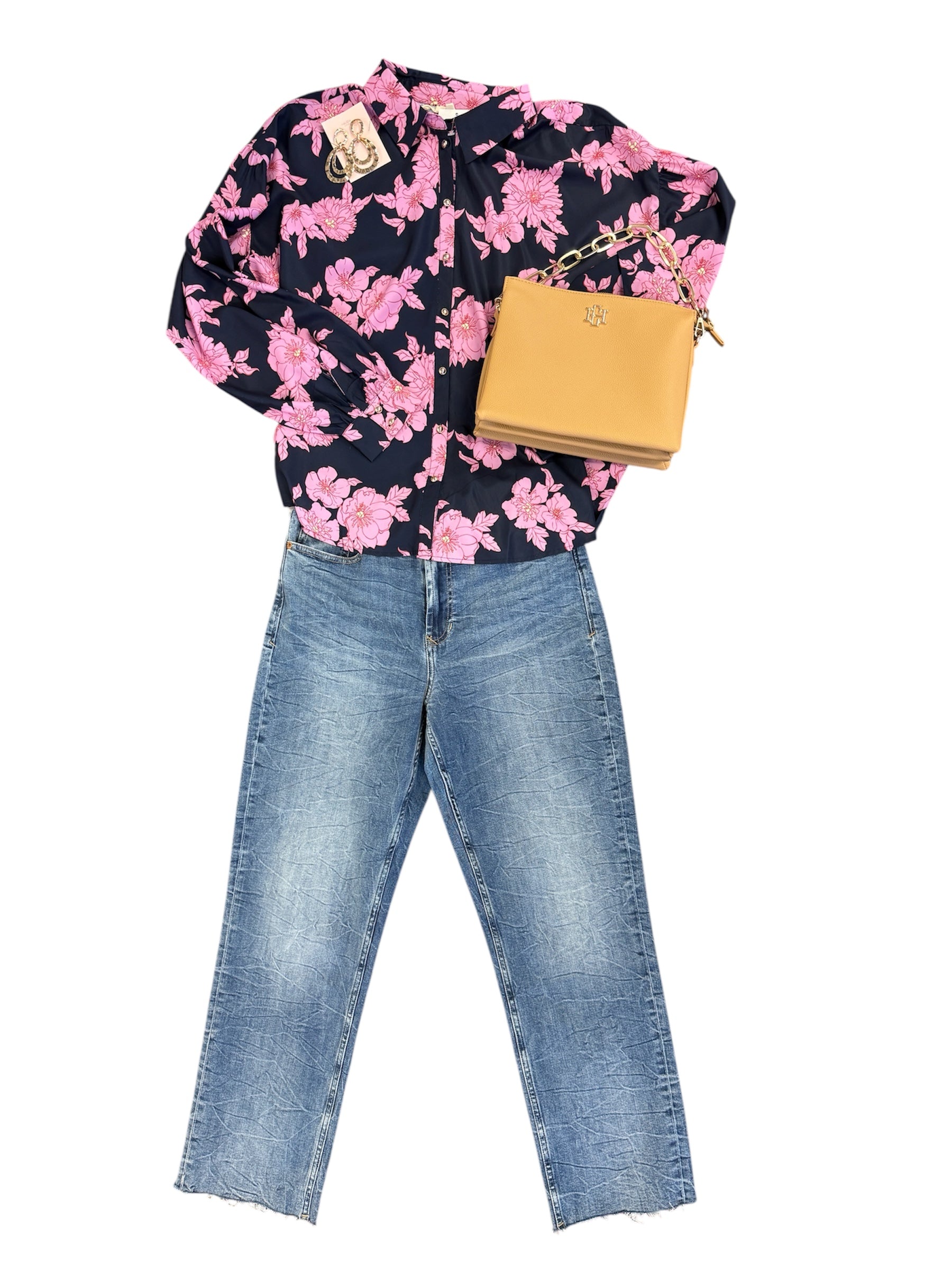 Evening Blossom Top-130 Dressy Tops & Blouses-Simply Stylish Boutique-Simply Stylish Boutique | Women’s & Kid’s Fashion | Paducah, KY