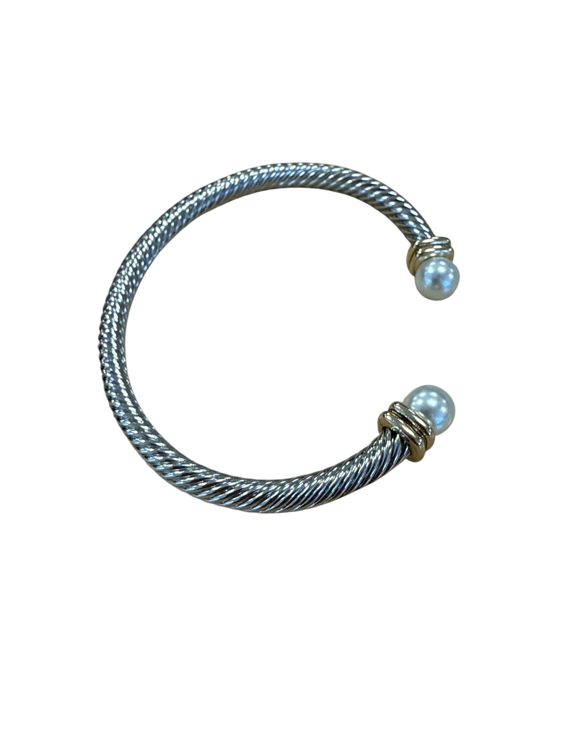 Classic Cable Cuff-410 Jewelry-Simply Stylish Boutique-Simply Stylish Boutique | Women’s & Kid’s Fashion | Paducah, KY
