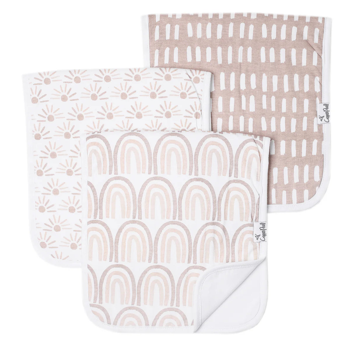 Bliss Burp Cloth Set-520 Baby & Kids Gifts-copper pearl-Simply Stylish Boutique | Women’s & Kid’s Fashion | Paducah, KY