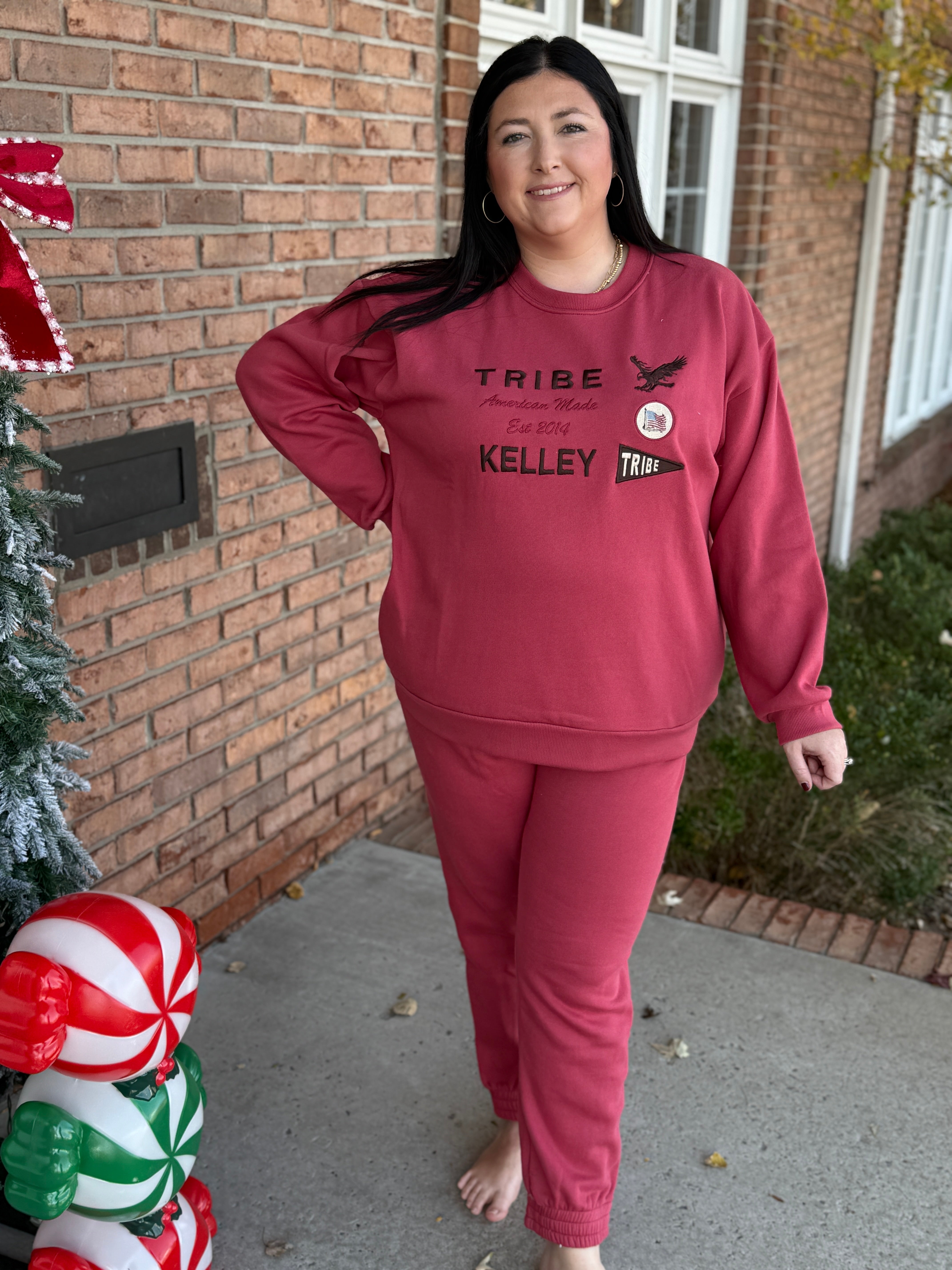 Tribe Kelley Butter Jogger - Scholar-140 Sweaters, Cardigans & Sweatshirts-Simply Stylish Boutique-Simply Stylish Boutique | Women’s & Kid’s Fashion | Paducah, KY