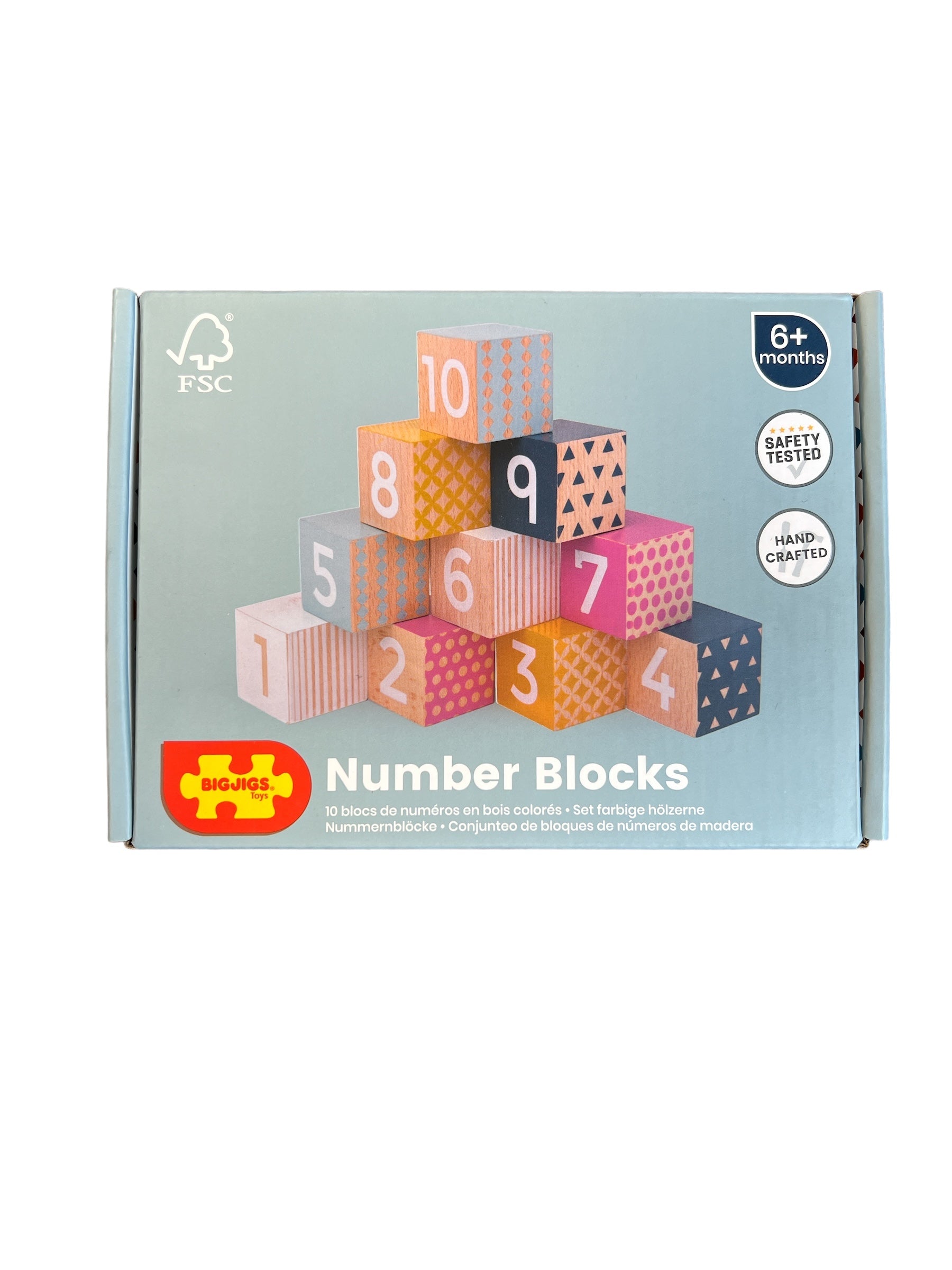 Wooden Number Blocks-520 Baby & Kids Gifts-big jigs-Simply Stylish Boutique | Women’s & Kid’s Fashion | Paducah, KY