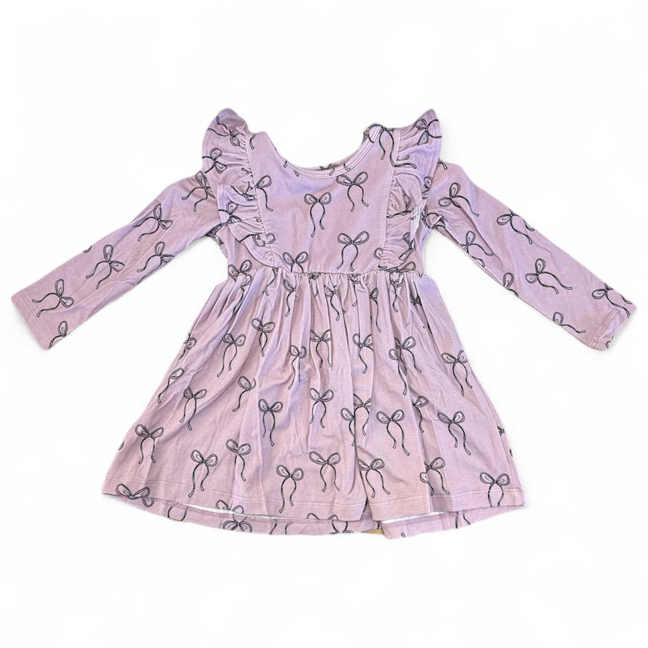 Long Sleeve Ruffle Dress-520 Baby & Kids Gifts-Simply Stylish boutique-Simply Stylish Boutique | Women’s & Kid’s Fashion | Paducah, KY