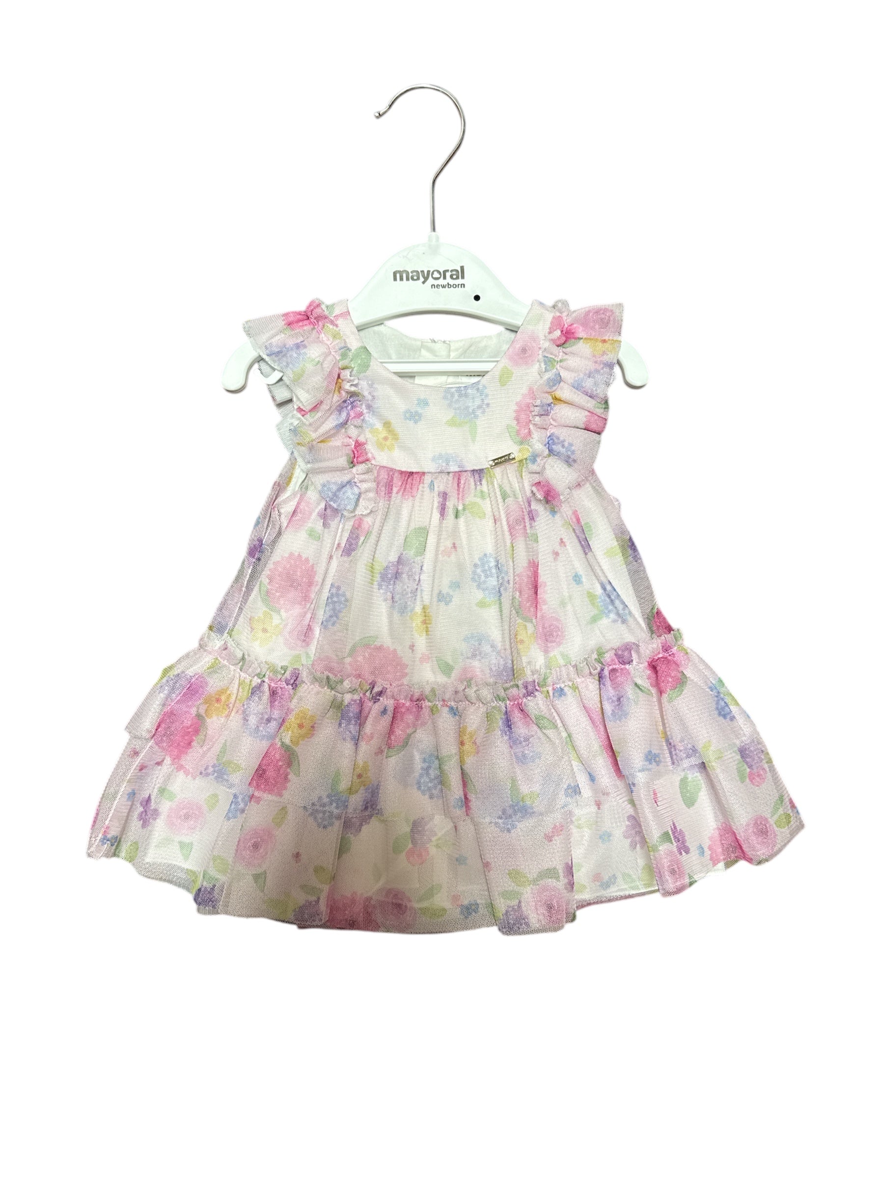 Tulle Flower Dress-520 Baby & Kids Gifts-mayoral-Simply Stylish Boutique | Women’s & Kid’s Fashion | Paducah, KY