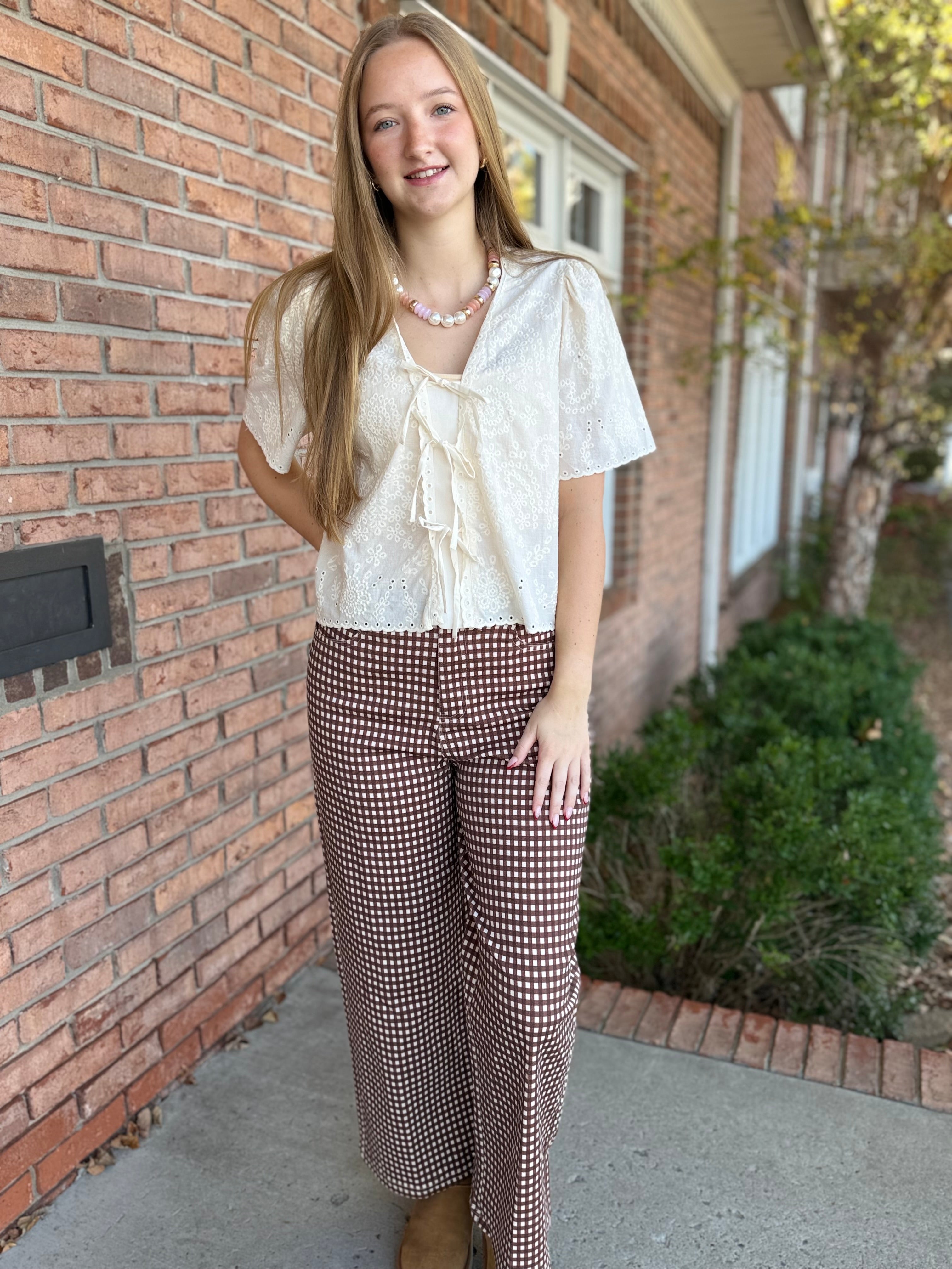 Harvest Check Pants-230 Pants-Simply Stylish boutique-Simply Stylish Boutique | Women’s & Kid’s Fashion | Paducah, KY