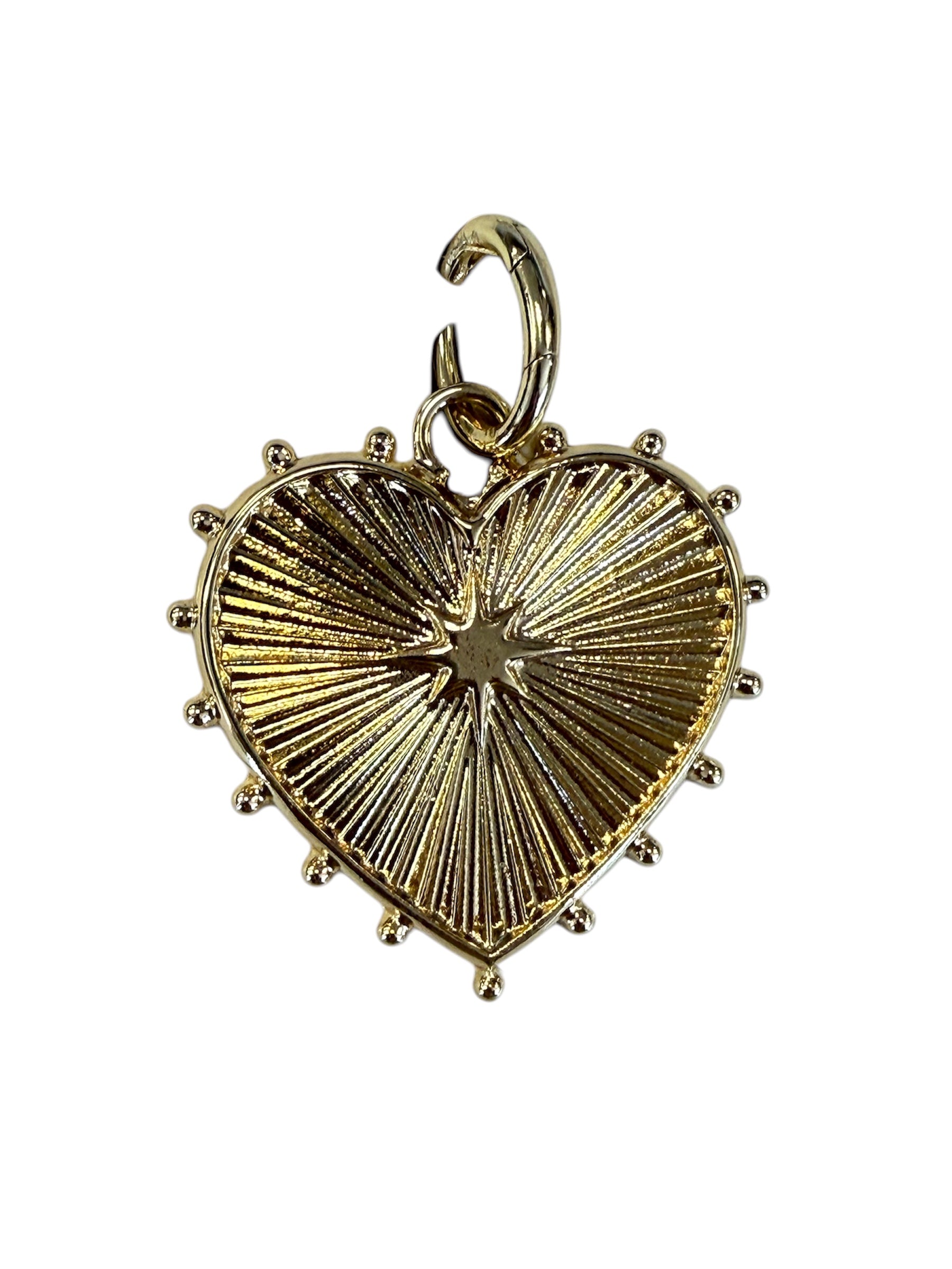 Textured Heart Pendant-410 Jewelry-Simply Stylish Boutique-Simply Stylish Boutique | Women’s & Kid’s Fashion | Paducah, KY