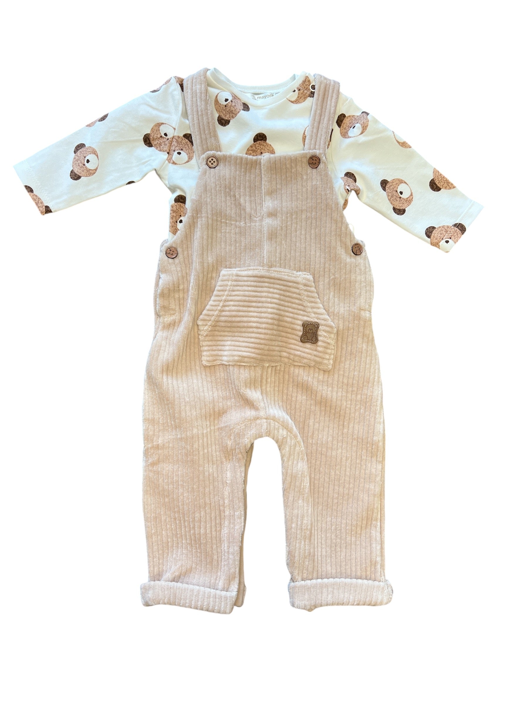 Tan Overall-520 Baby & Kids Gifts-mayoral-Simply Stylish Boutique | Women’s & Kid’s Fashion | Paducah, KY