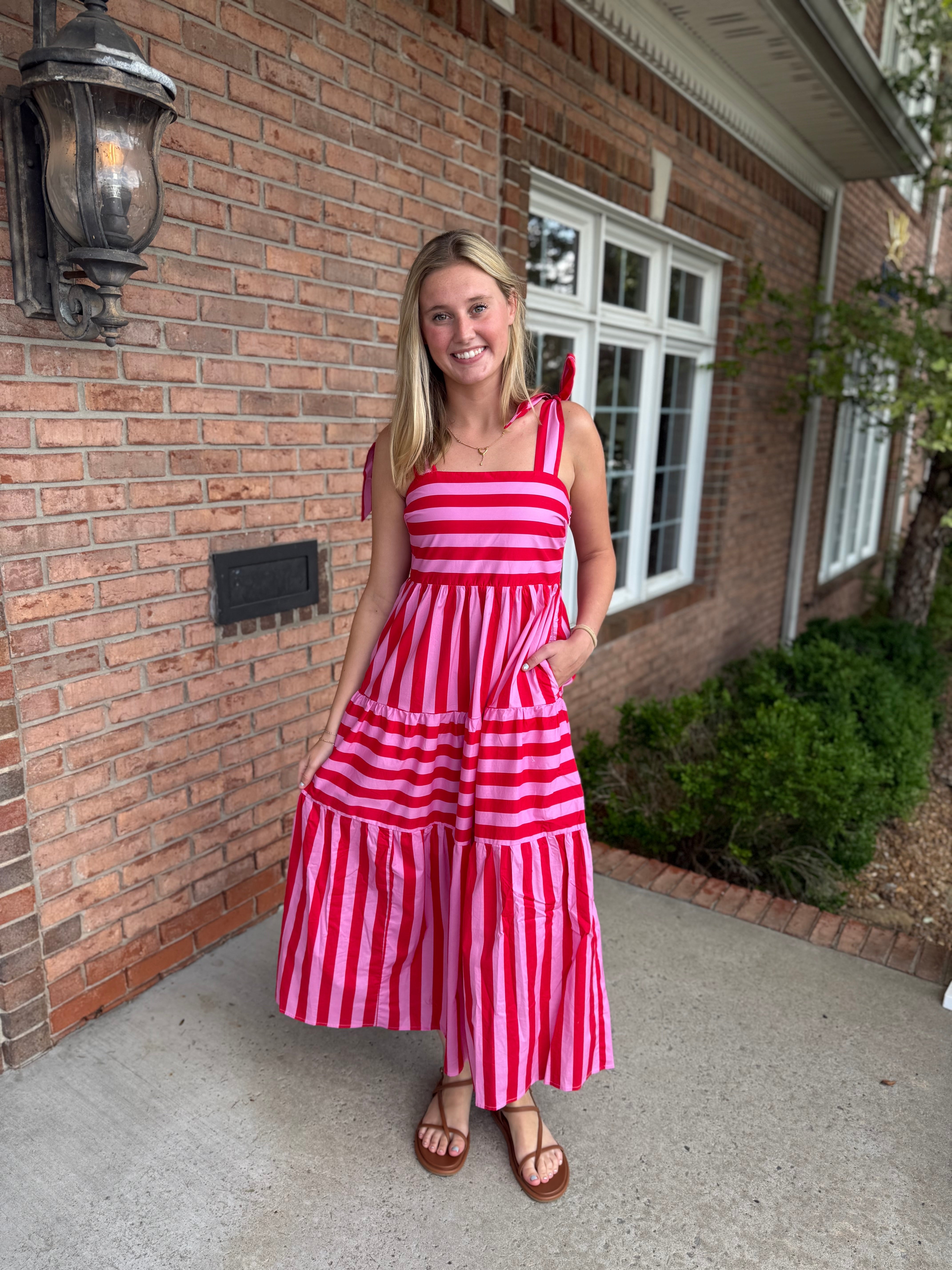 Sunset Sorbet Midi Dress
