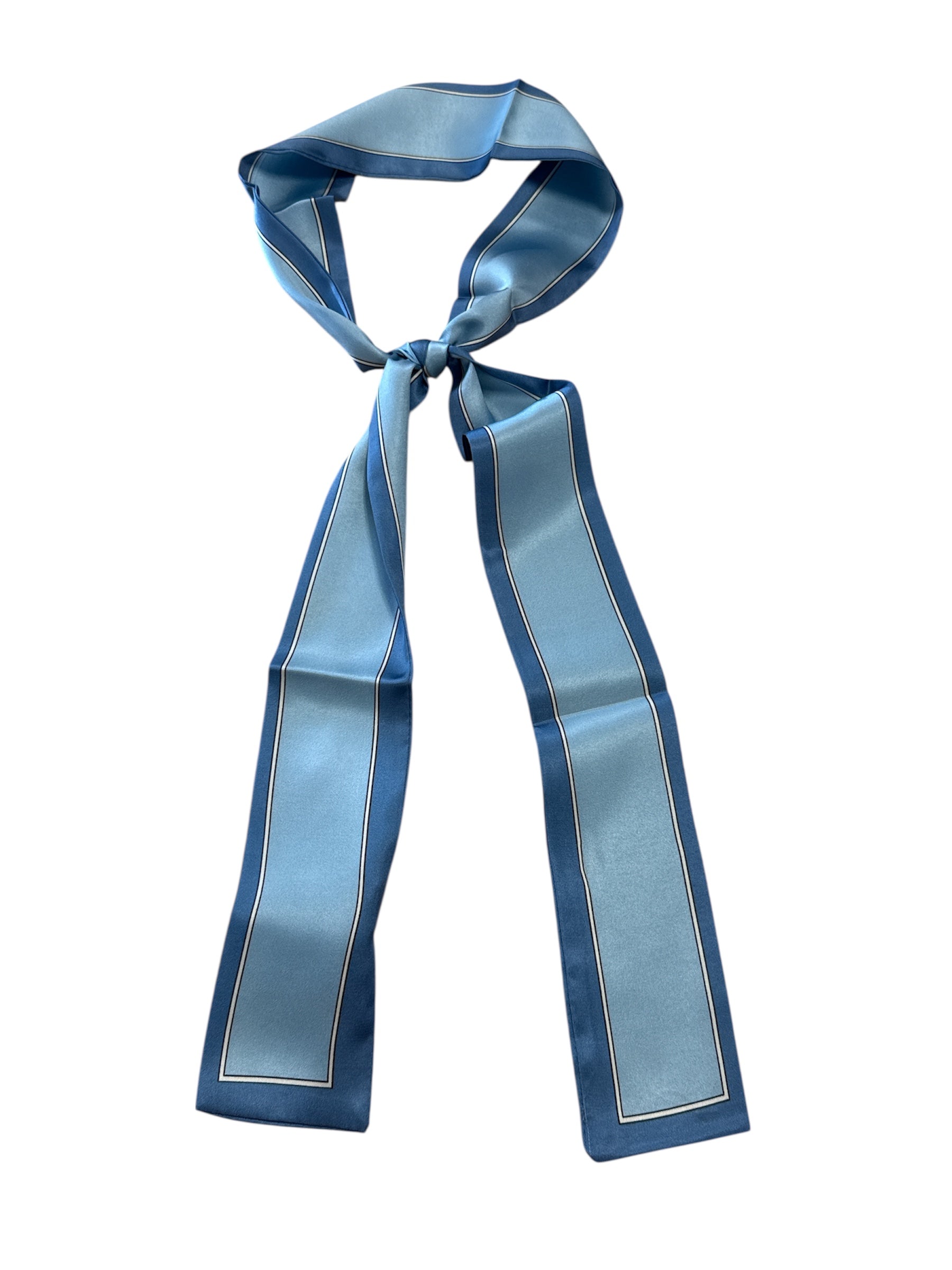 Line Border Twilly Scarf-430 Hats & Hair-Simply Stylish Boutique-Simply Stylish Boutique | Women’s & Kid’s Fashion | Paducah, KY