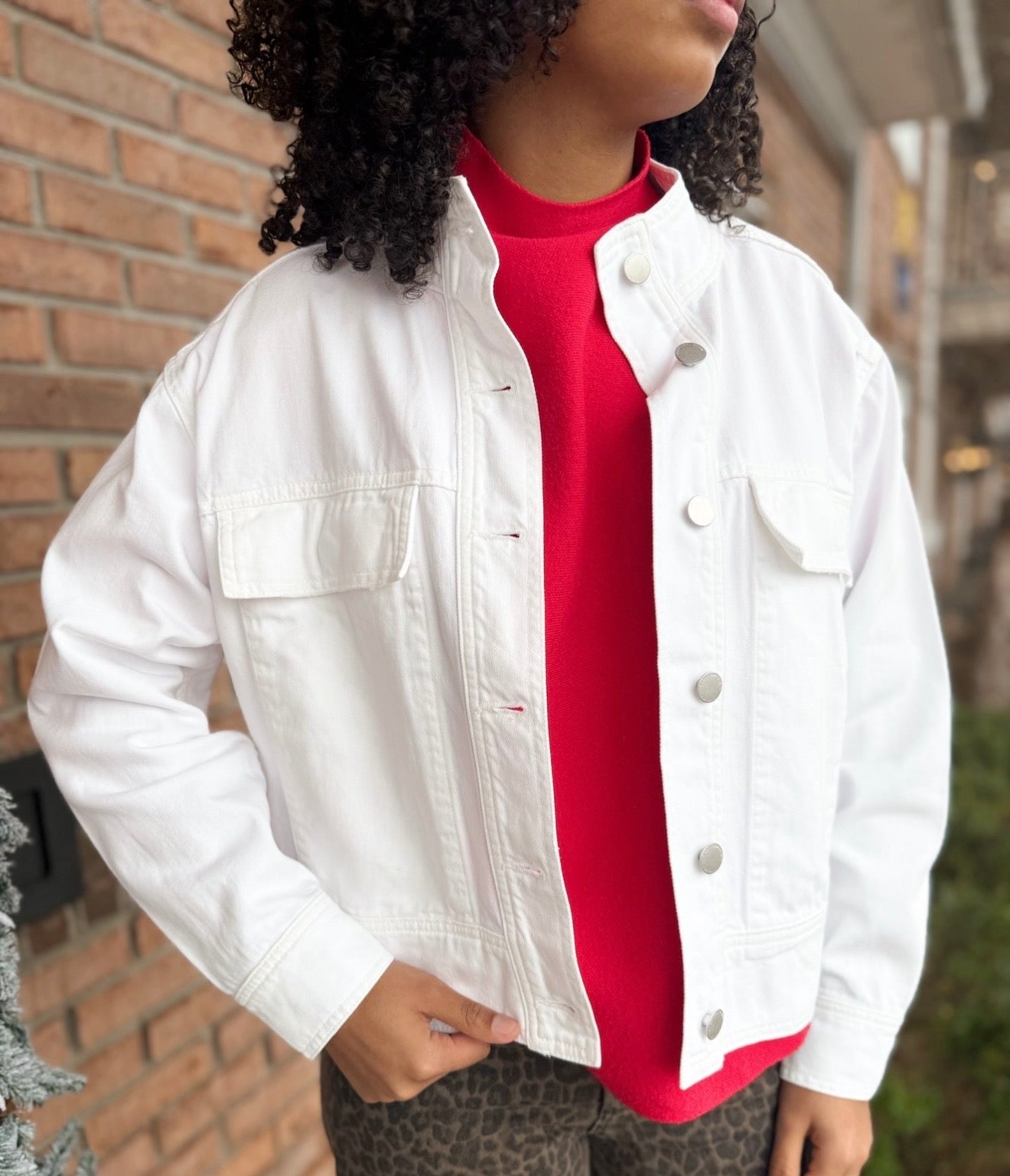 Cleo Denim Jacket-150 Jackets, Blazers, & Outerwear-Simply Stylish Boutique-Simply Stylish Boutique | Women’s & Kid’s Fashion | Paducah, KY