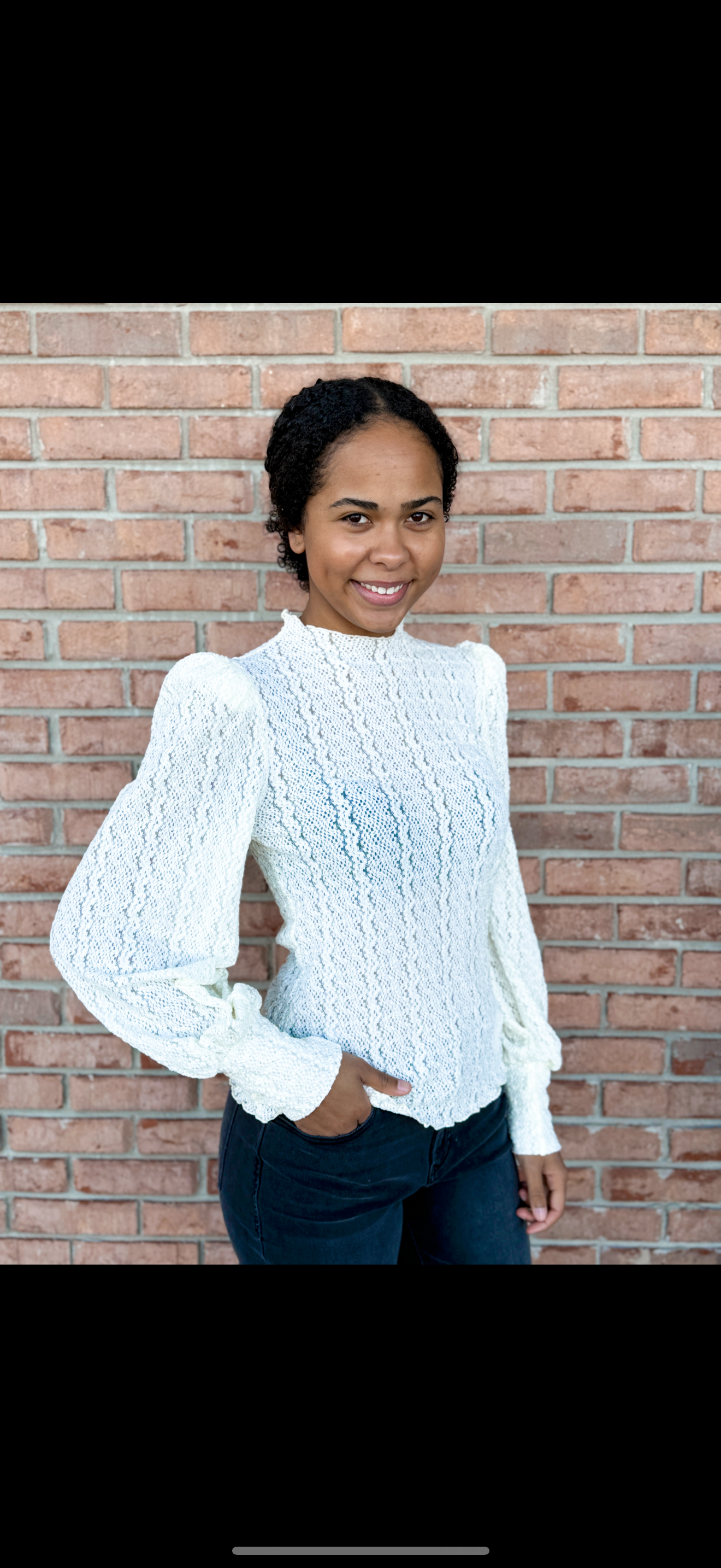 Lovely Lace Top-120 Casual Tops & Tees-Simply Stylish Boutique-Simply Stylish Boutique | Women’s & Kid’s Fashion | Paducah, KY