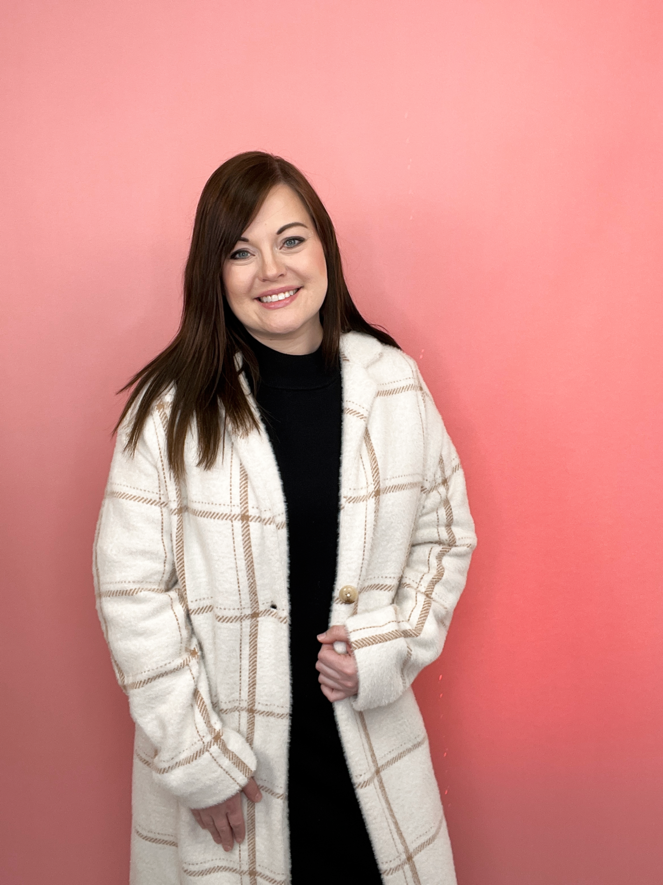 Mason Windowpane Coat-140 Sweaters, Cardigans & Sweatshirts-Z Supply-Simply Stylish Boutique | Women’s & Kid’s Fashion | Paducah, KY