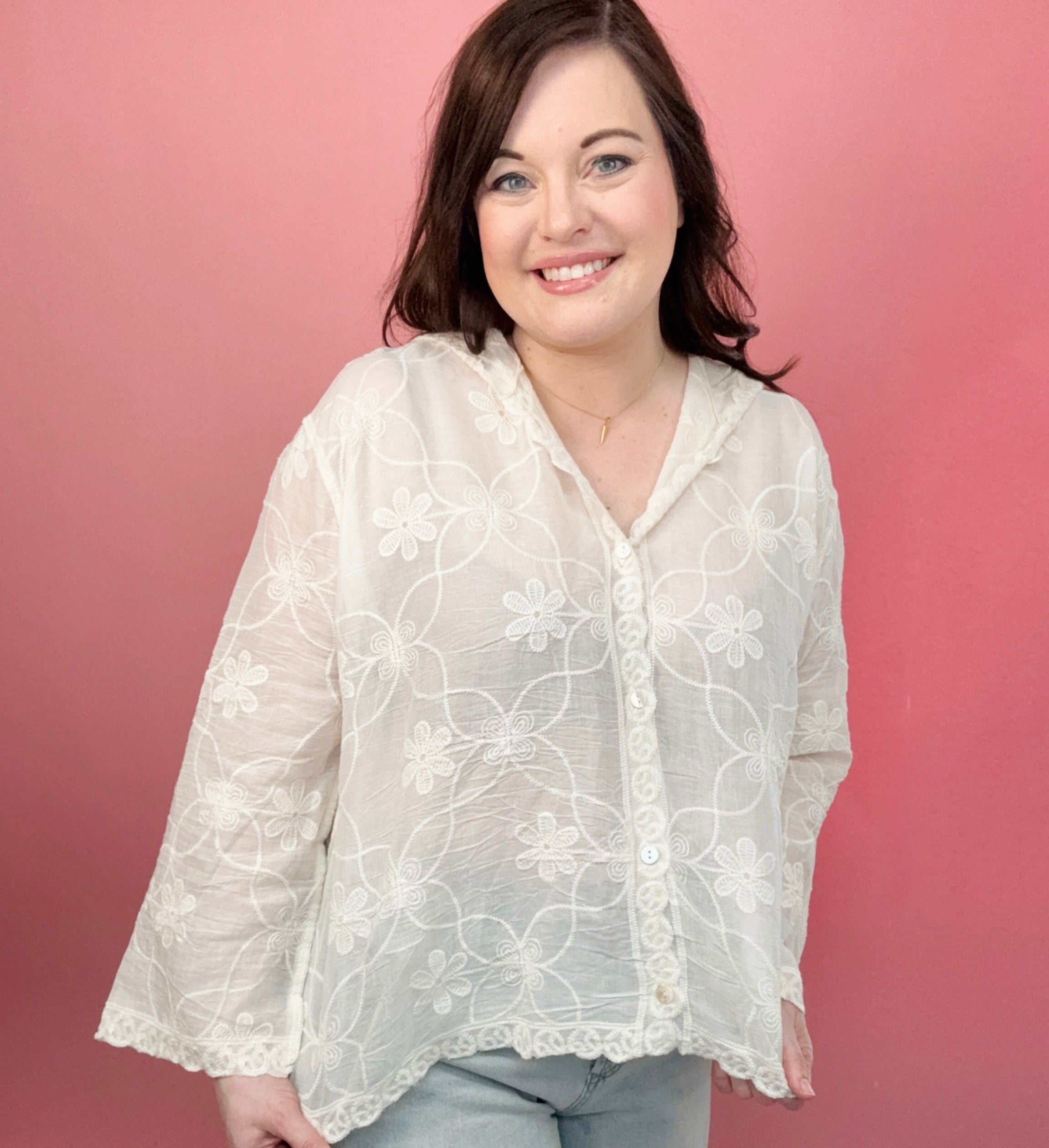 Willow Linen Hooded Shirt-120 Casual Tops & Tees-Simply Stylish Boutique-Simply Stylish Boutique | Women’s & Kid’s Fashion | Paducah, KY