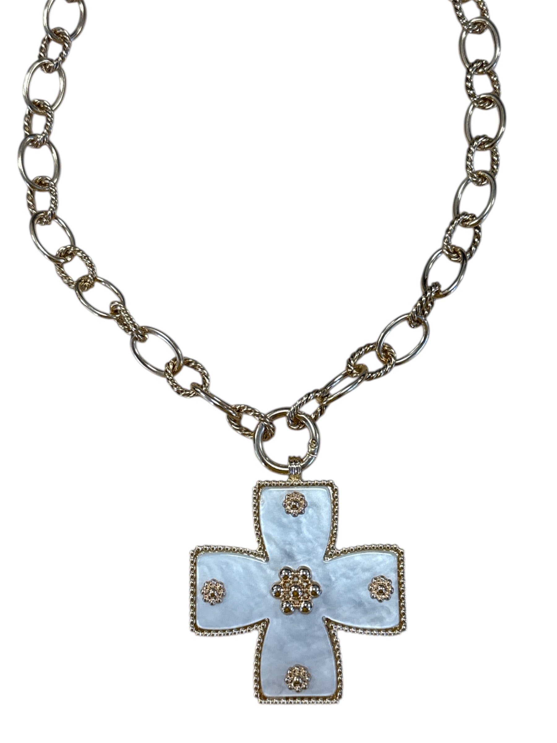 Byzantine Cross Necklace-410 Jewelry-Simply Stylish Boutique-Simply Stylish Boutique | Women’s & Kid’s Fashion | Paducah, KY