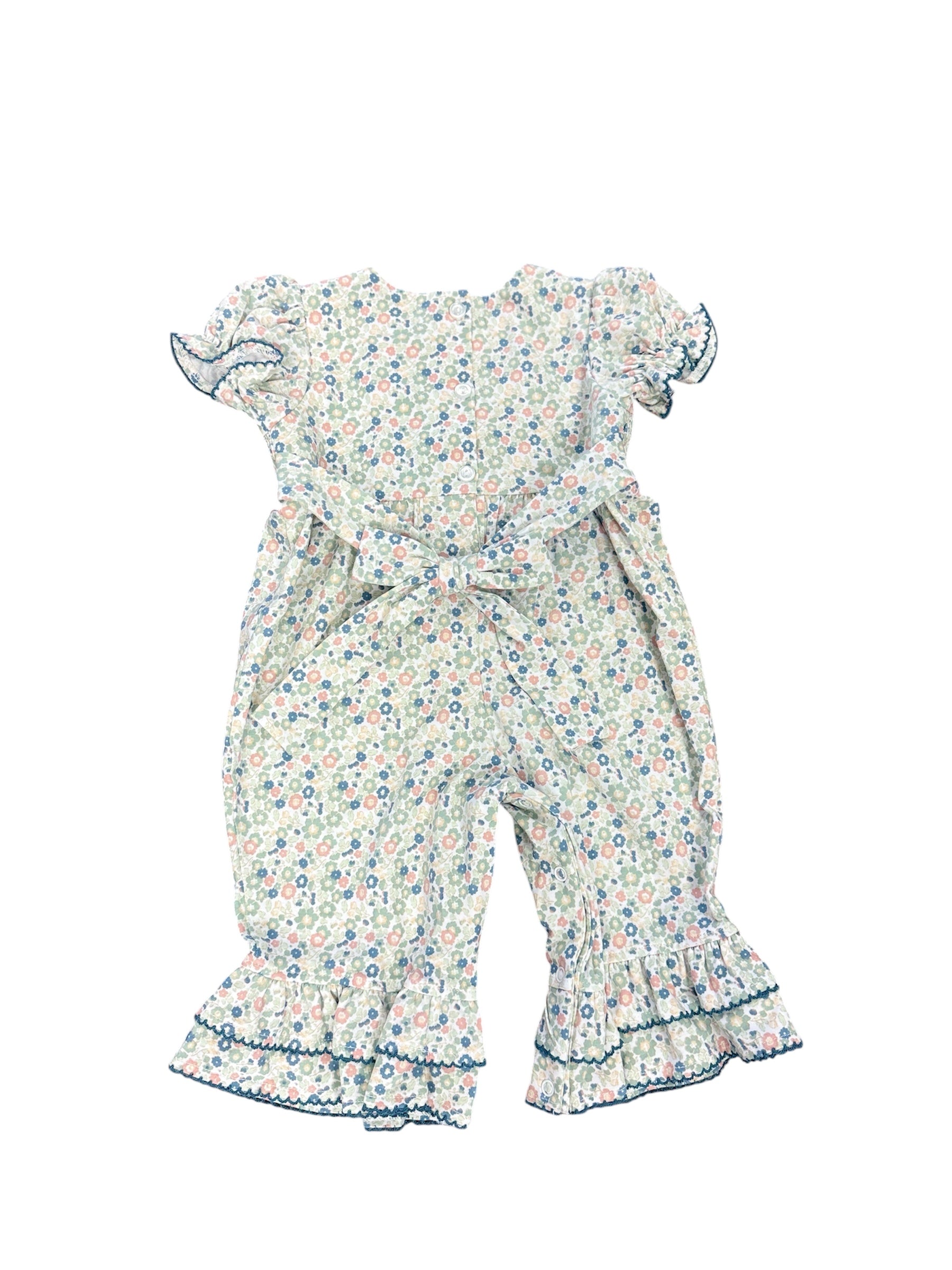 Vintage Ditsy Smocked Romper