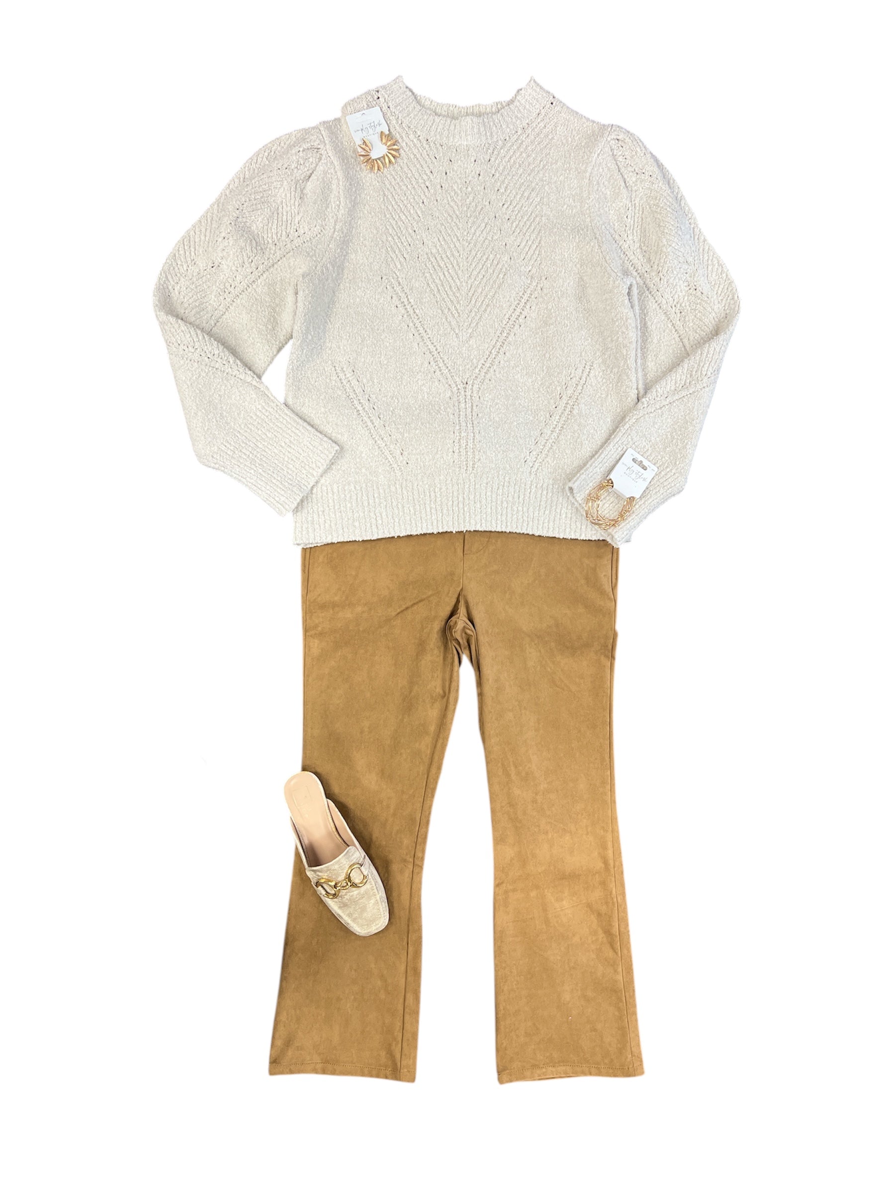 Jeanne Flare Pant - Butterscotch-210 Denim-Simply Stylish Boutique-Simply Stylish Boutique | Women’s & Kid’s Fashion | Paducah, KY