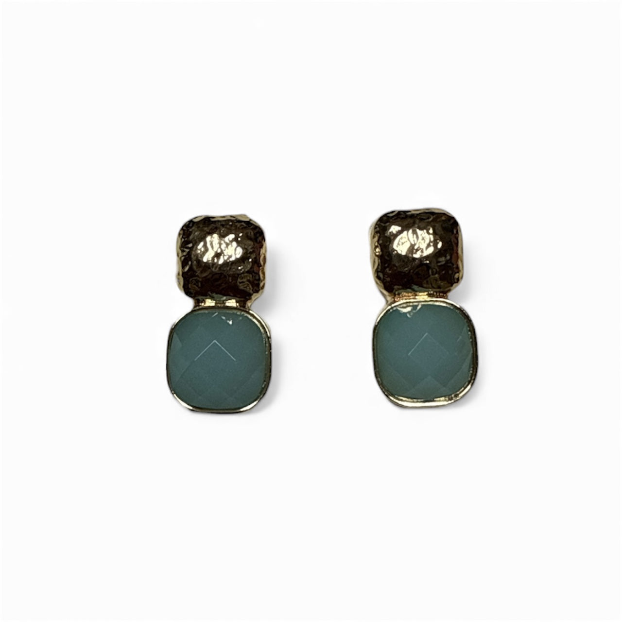 Texture & Glass Earring-410 Jewelry-Simply Stylish Boutique-Simply Stylish Boutique | Women’s & Kid’s Fashion | Paducah, KY