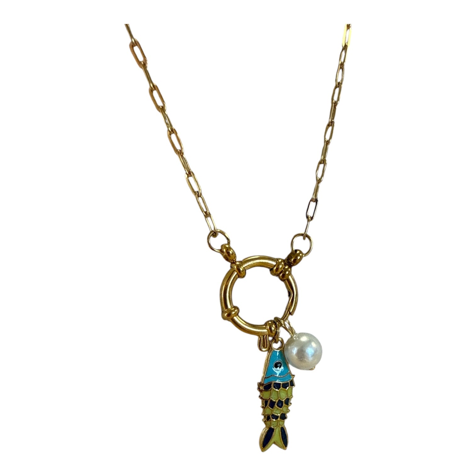 Harbor Charm Drop Necklace-410 Jewelry-Simply Stylish boutique-Simply Stylish Boutique | Women’s & Kid’s Fashion | Paducah, KY