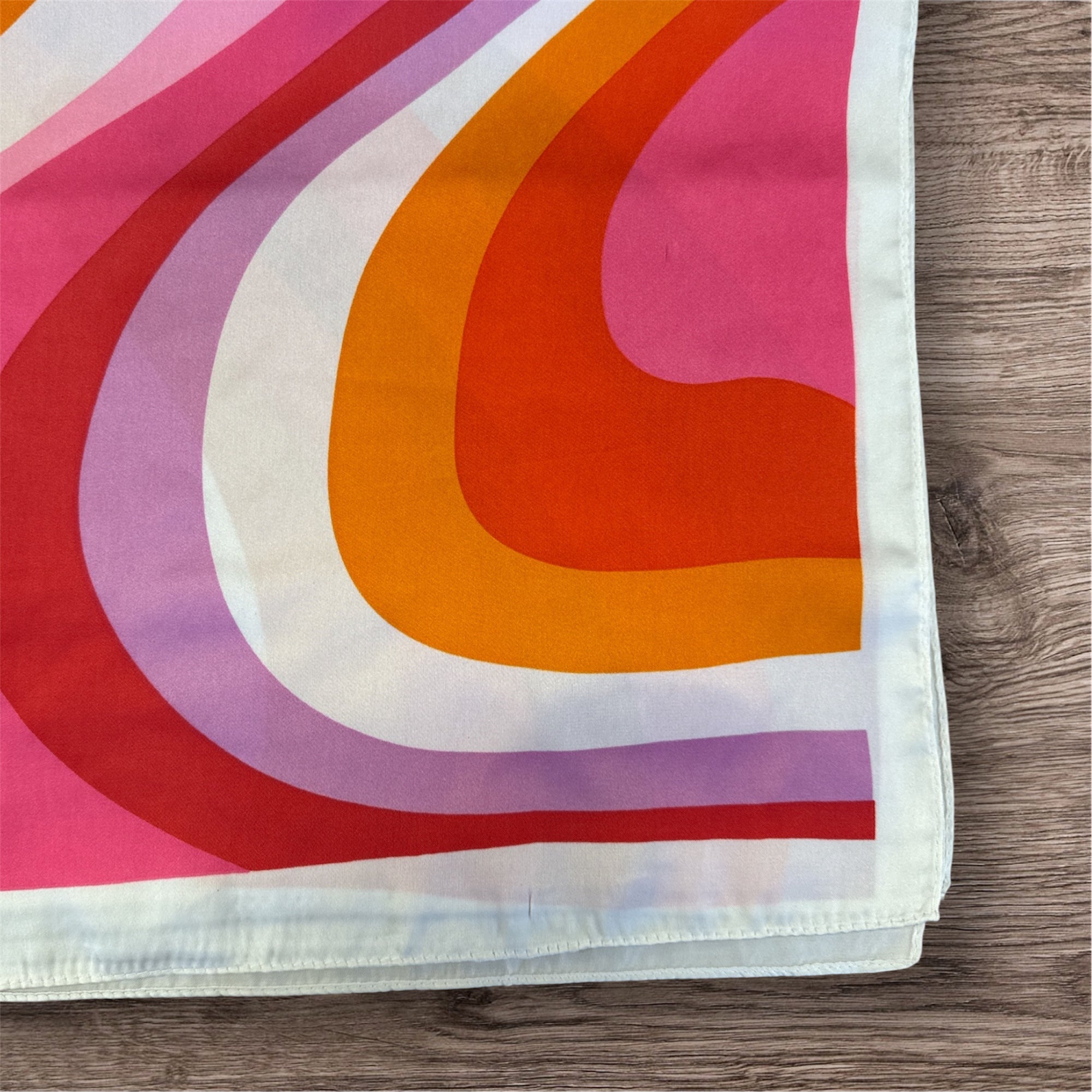 Luxe Pink Wave Silk Scarf-430 Hats & Hair-Simply Stylish Boutique-Simply Stylish Boutique | Women’s & Kid’s Fashion | Paducah, KY