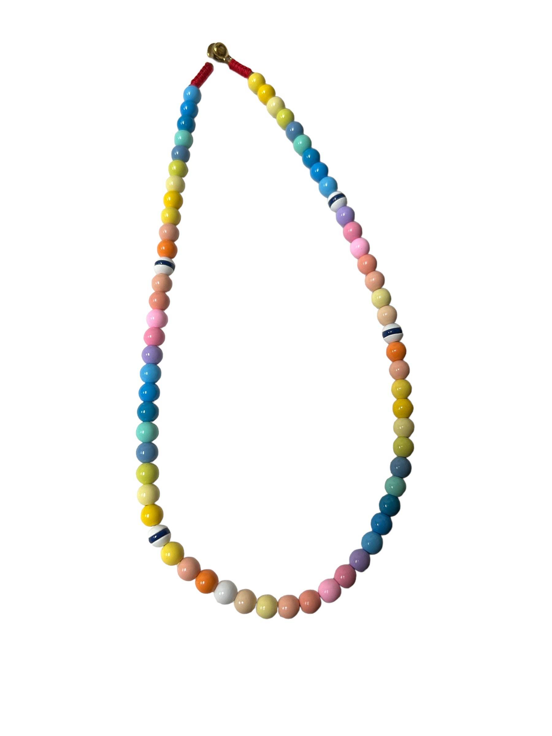 Candy Dots Pastel colored Beaded Necklace-410 Jewelry-Malibu Sugar-Simply Stylish Boutique | Women’s & Kid’s Fashion | Paducah, KY