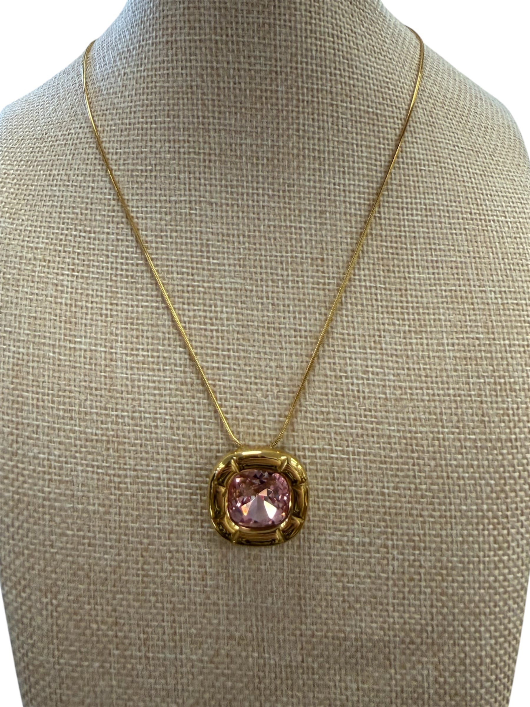 Pink Radiance Pendant Necklace-410 Jewelry-Simply Stylish Boutique-Simply Stylish Boutique | Women’s & Kid’s Fashion | Paducah, KY