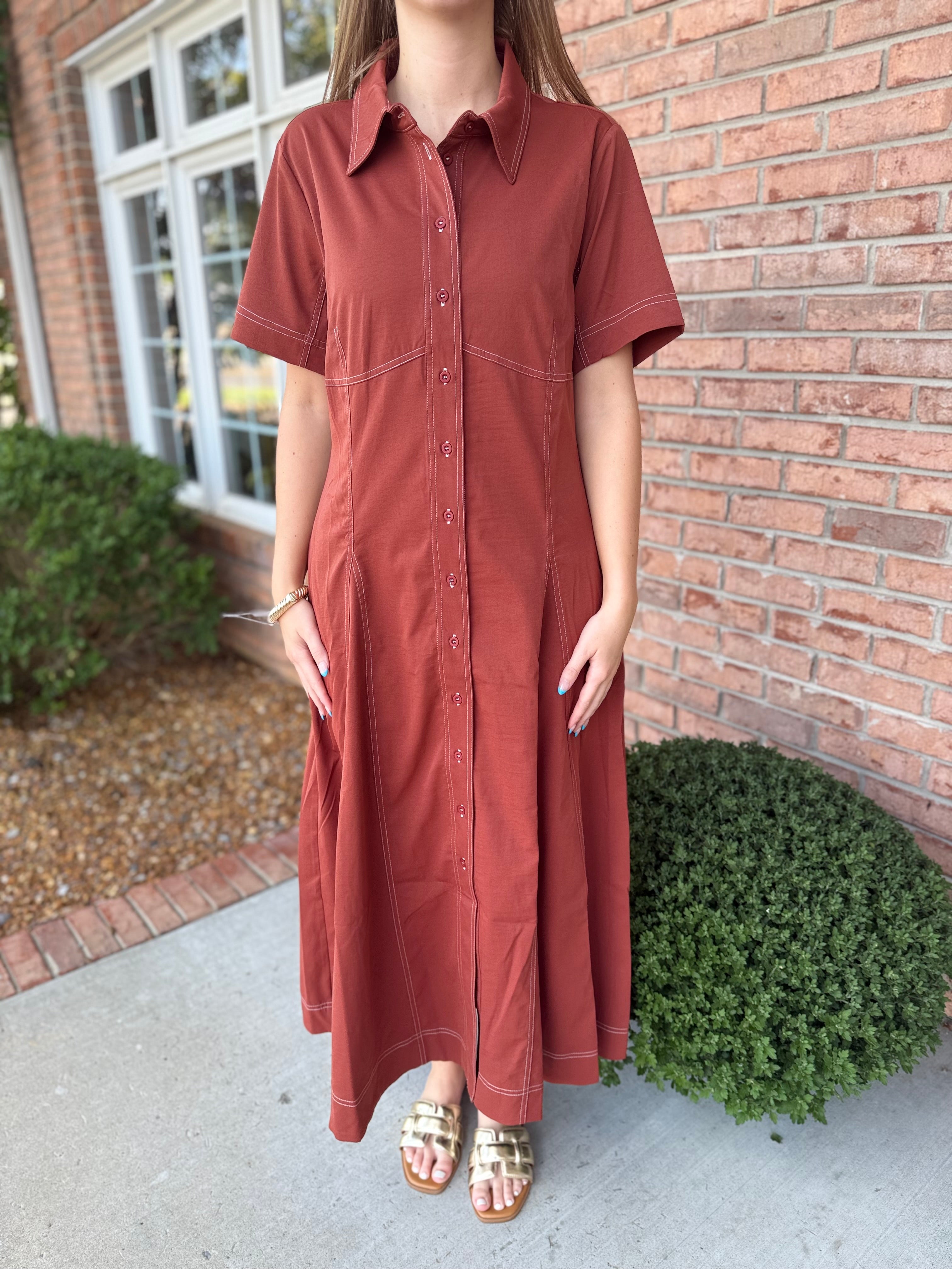 Brick House Beauty Midi Dress