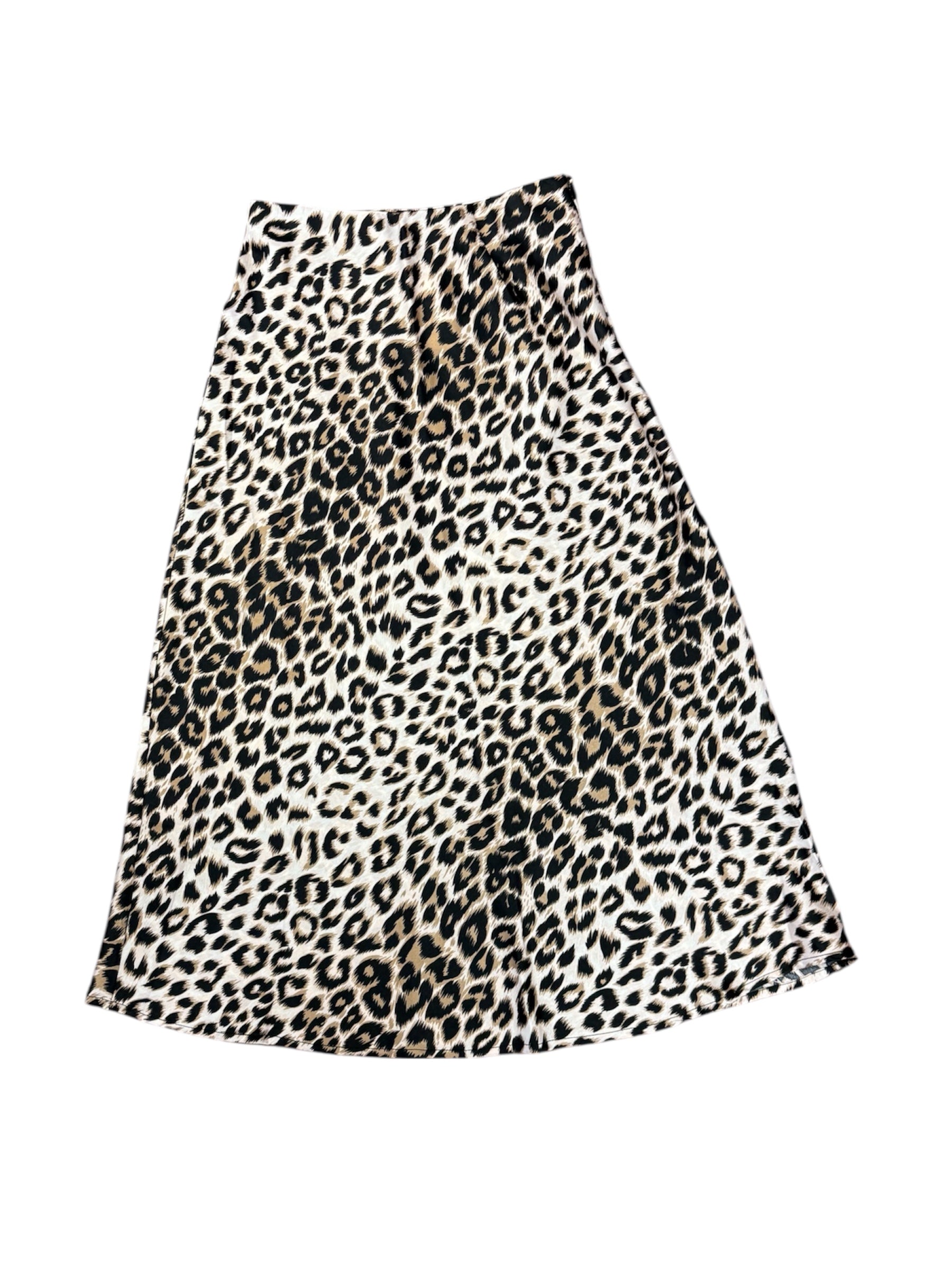 Satin Leopard Midi Skirt-220 Skirts/Shorts-Simply Stylish Boutique-Simply Stylish Boutique | Women’s & Kid’s Fashion | Paducah, KY