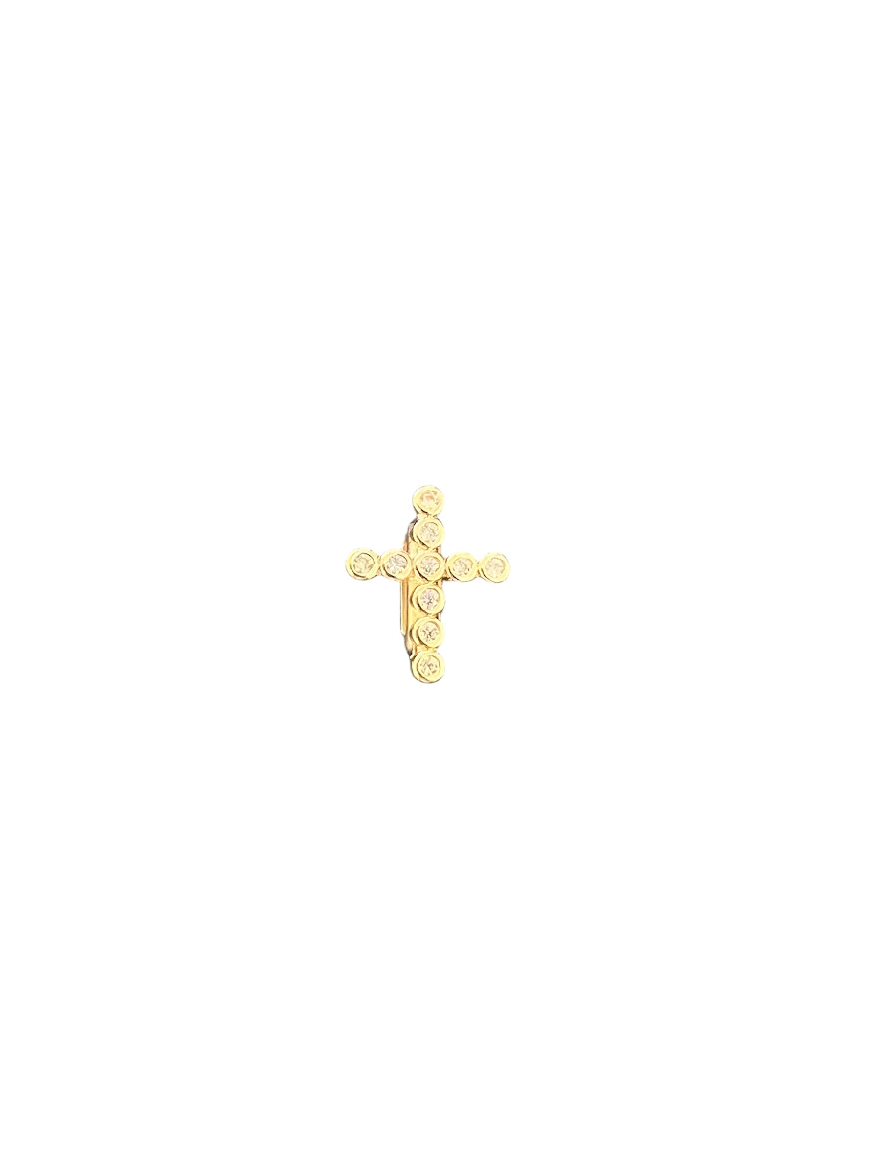 Pave Cross Charm - Camryn-410 Jewelry-Simply Stylish Boutique-Simply Stylish Boutique | Women’s & Kid’s Fashion | Paducah, KY
