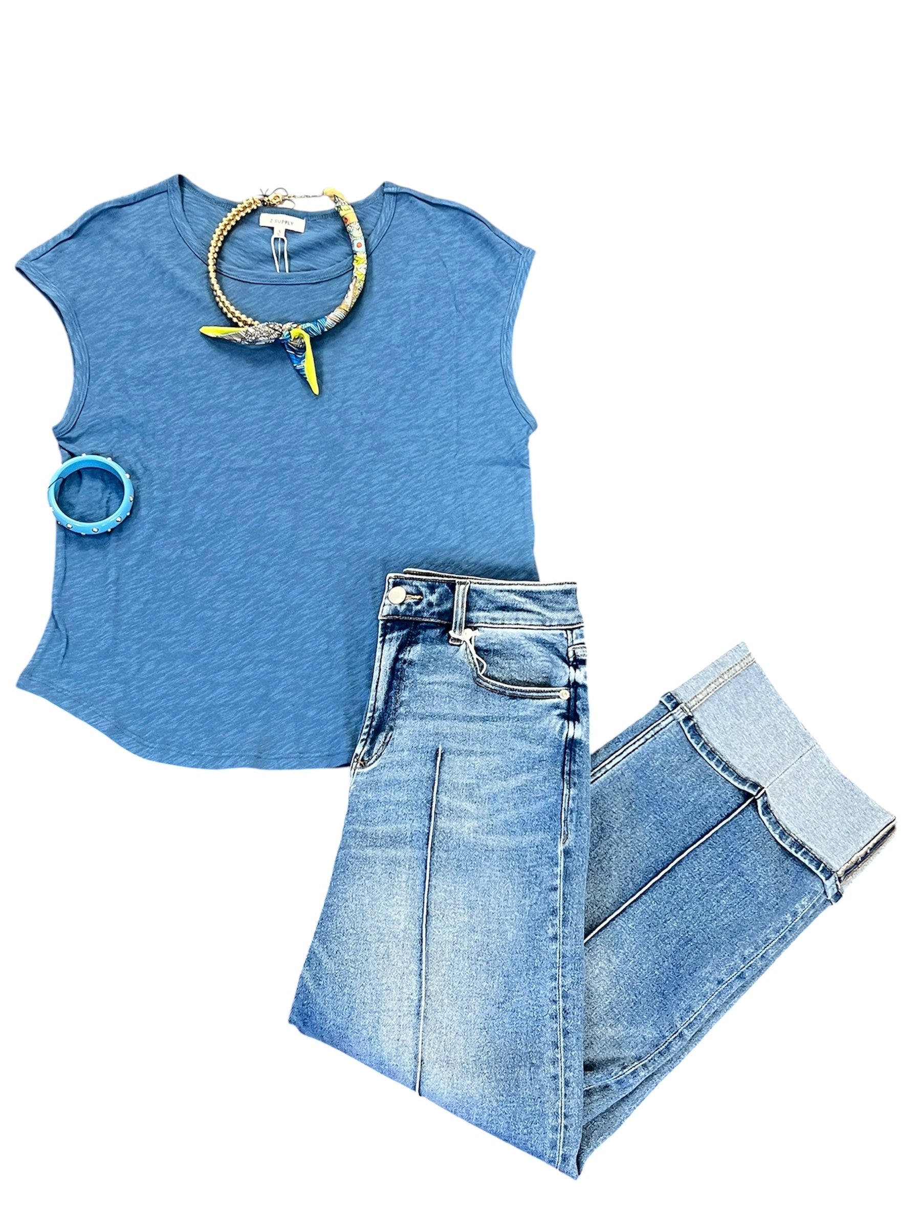Boa Rib Tank-120 Casual Tops & Tees-Simply Stylish Boutique-Simply Stylish Boutique | Women’s & Kid’s Fashion | Paducah, KY