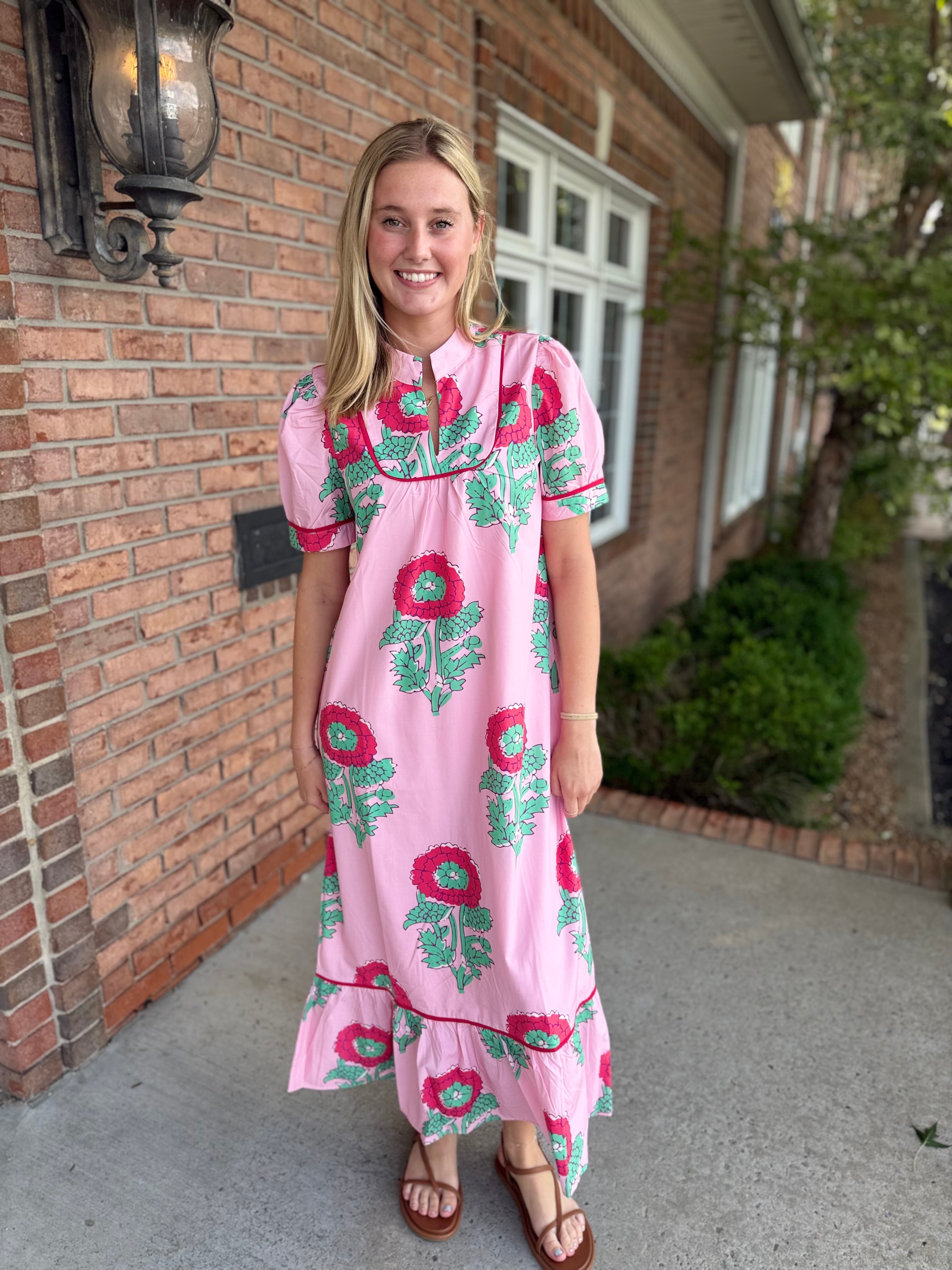 Willow Bloom Midi Dress