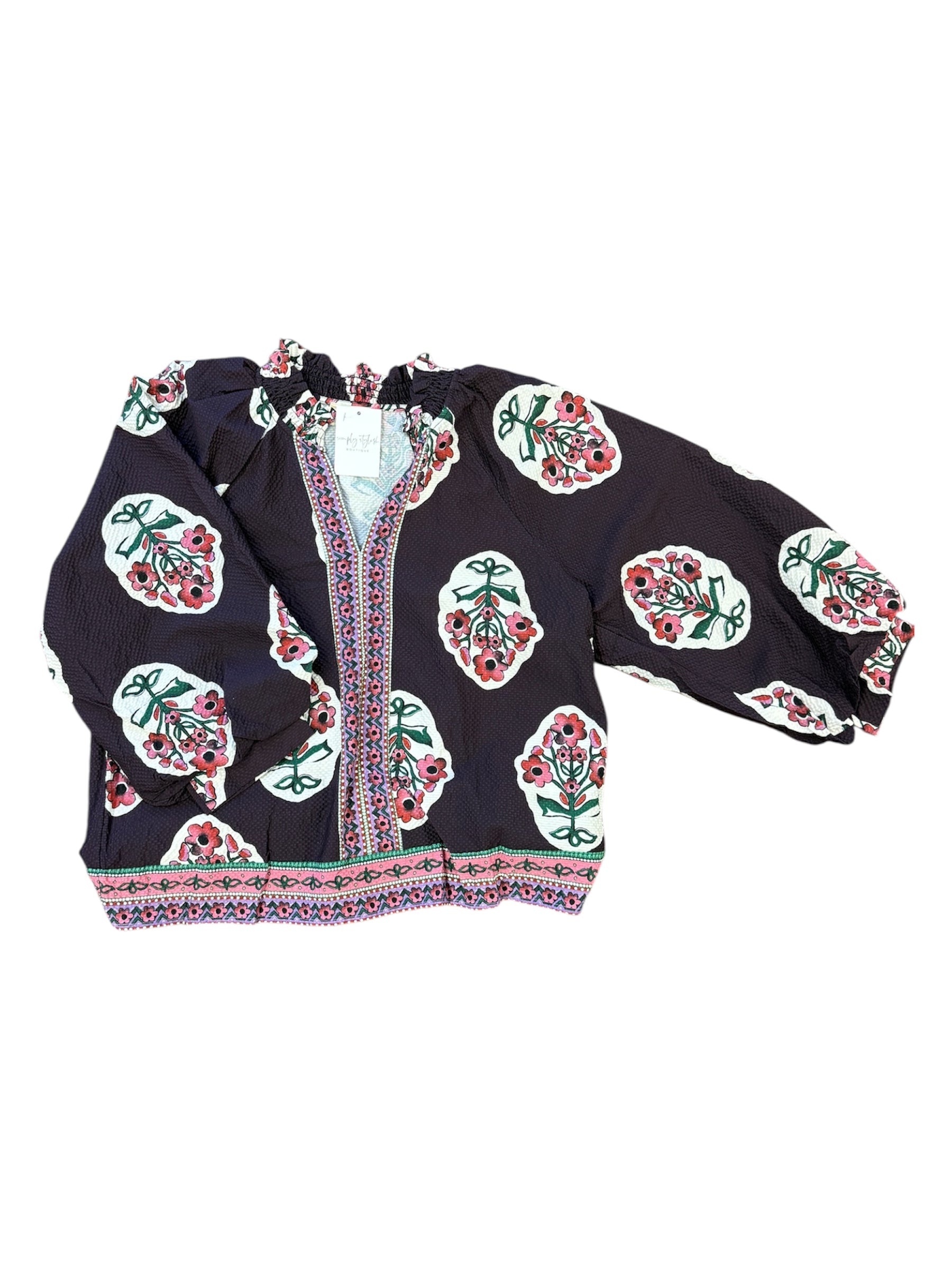Orchid Grove Top-130 Dressy Tops & Blouses-Simply Stylish Boutique-Simply Stylish Boutique | Women’s & Kid’s Fashion | Paducah, KY