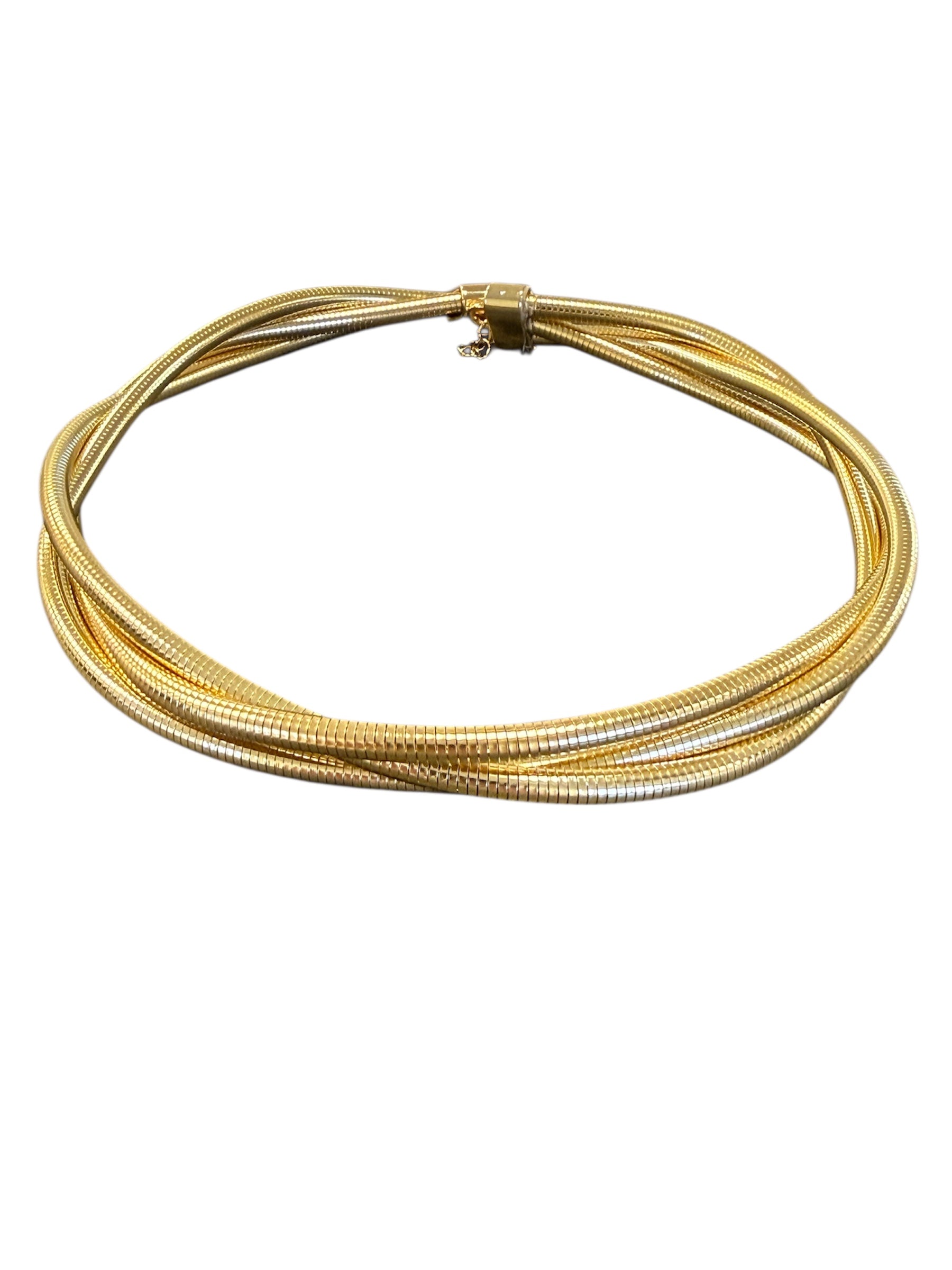 Intertwined Omega Chain Necklace-410 Jewelry-Simply Stylish Boutique-Simply Stylish Boutique | Women’s & Kid’s Fashion | Paducah, KY