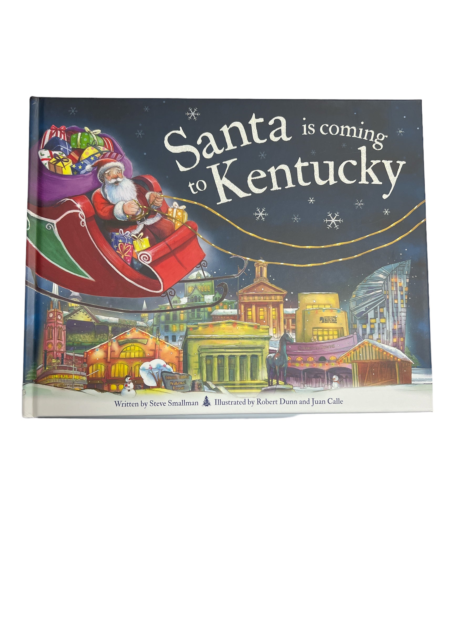 Santa Is Coming To Kentucky Book-520 Baby & Kids Gifts-sourcebooks-Simply Stylish Boutique | Women’s & Kid’s Fashion | Paducah, KY