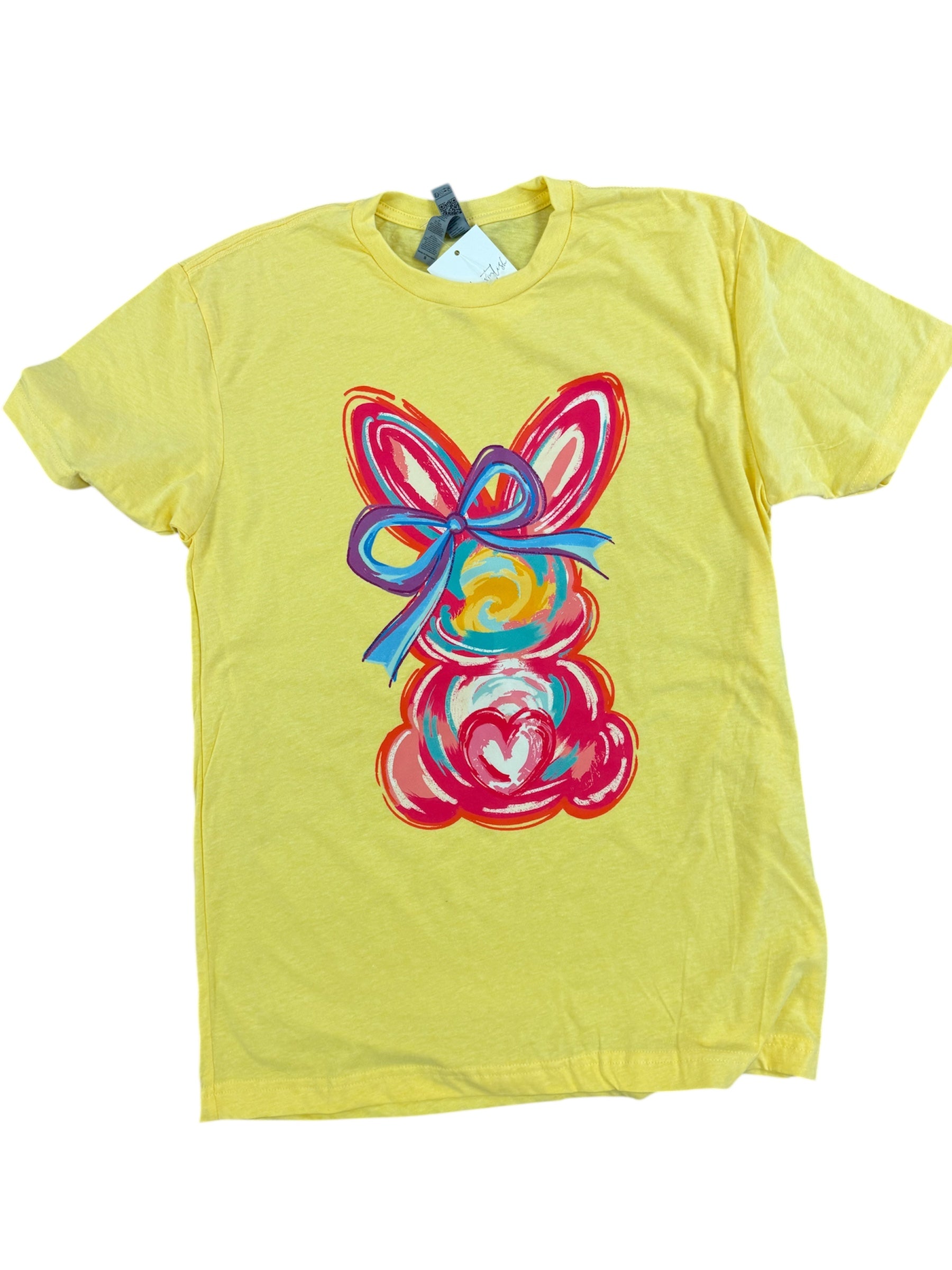 Watercolor Bunny Tee-110 Graphic Tee-Simply Stylish Boutique-Simply Stylish Boutique | Women’s & Kid’s Fashion | Paducah, KY